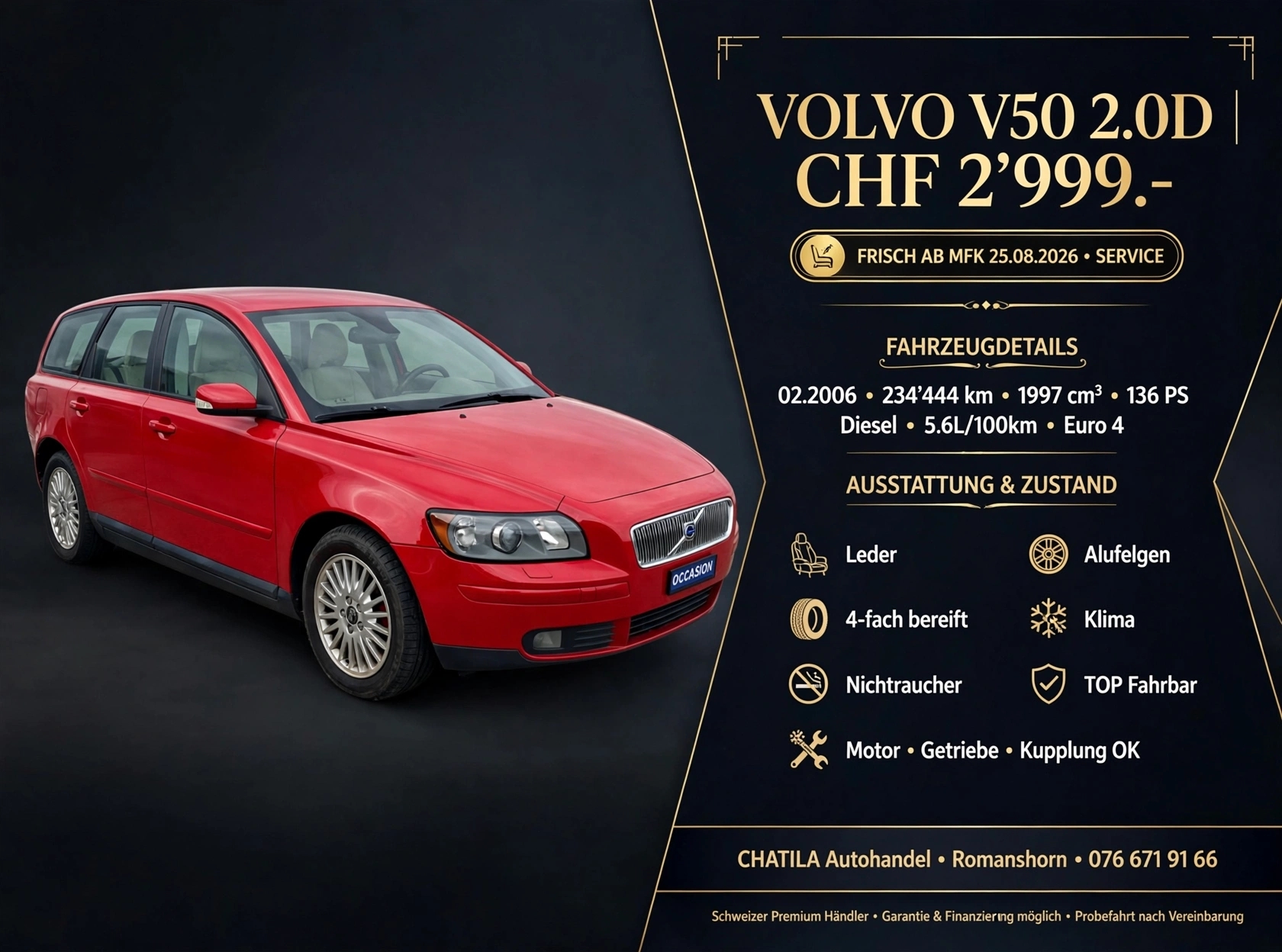 VOLVO V50 2.0D