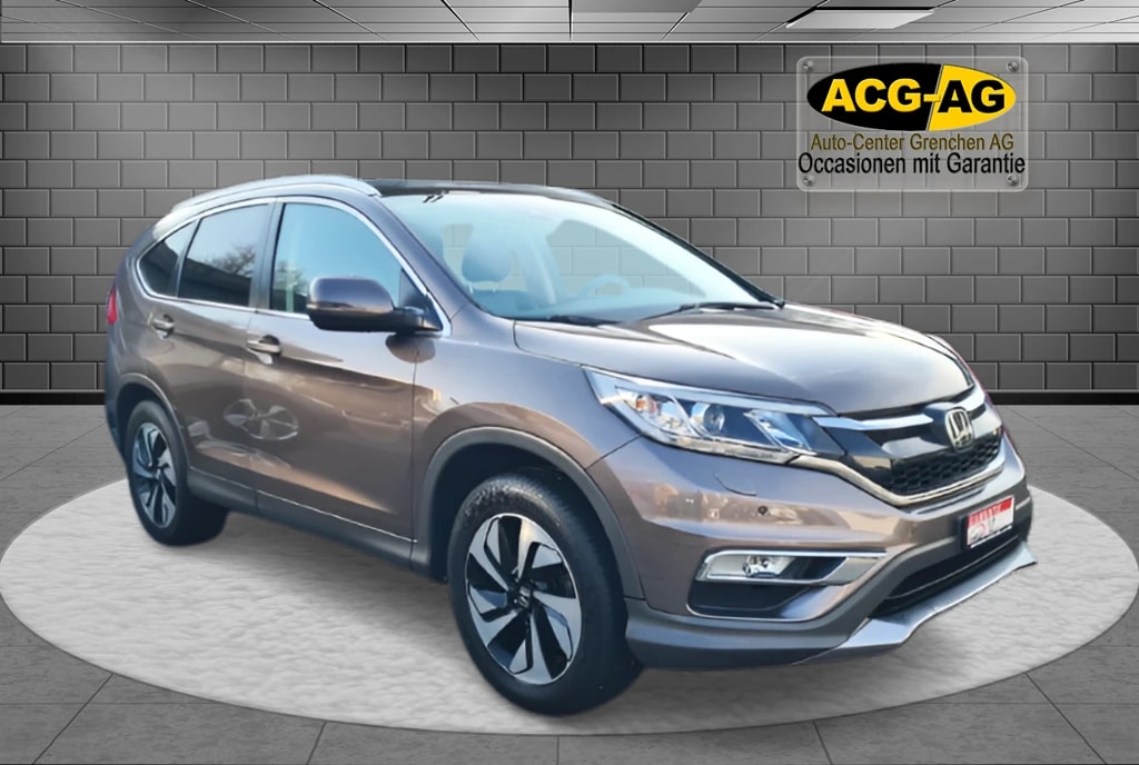 HONDA CR-V 1.6 i-DTEC Executive 4WD Automatic ** Voll-Leder ** Gr-Navi ** RF-Kamera ** Anh-Kupplung ** Panorama-Glasdach **-image-0