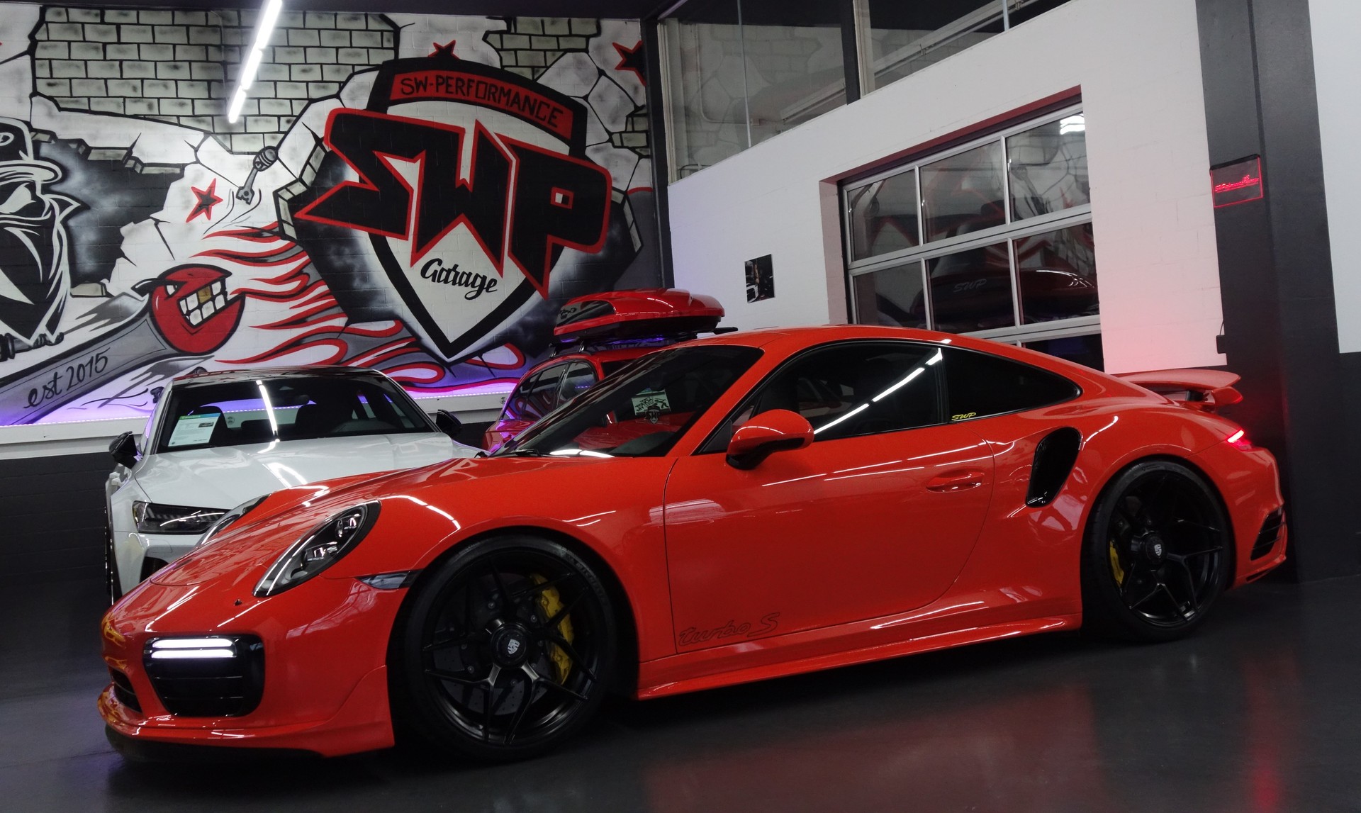 PORSCHE 911 TURBO S PDK 991.2 MANUFAKTUR  LAVA AERO LIFT SCHALEN SWP ON POINT-image-1