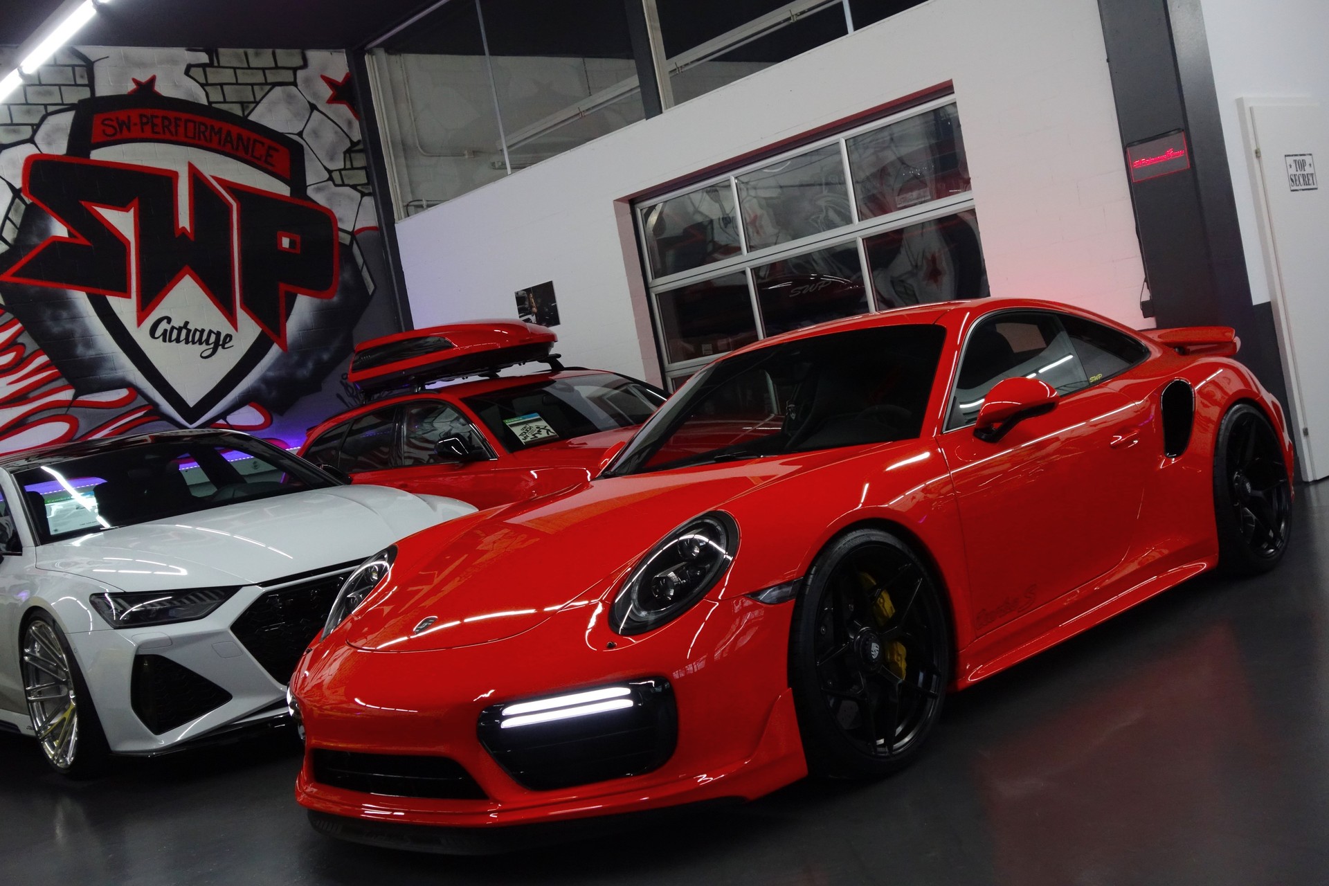PORSCHE 911 TURBO S PDK 991.2 MANUFAKTUR  LAVA AERO LIFT SCHALEN SWP ON POINT-image-0