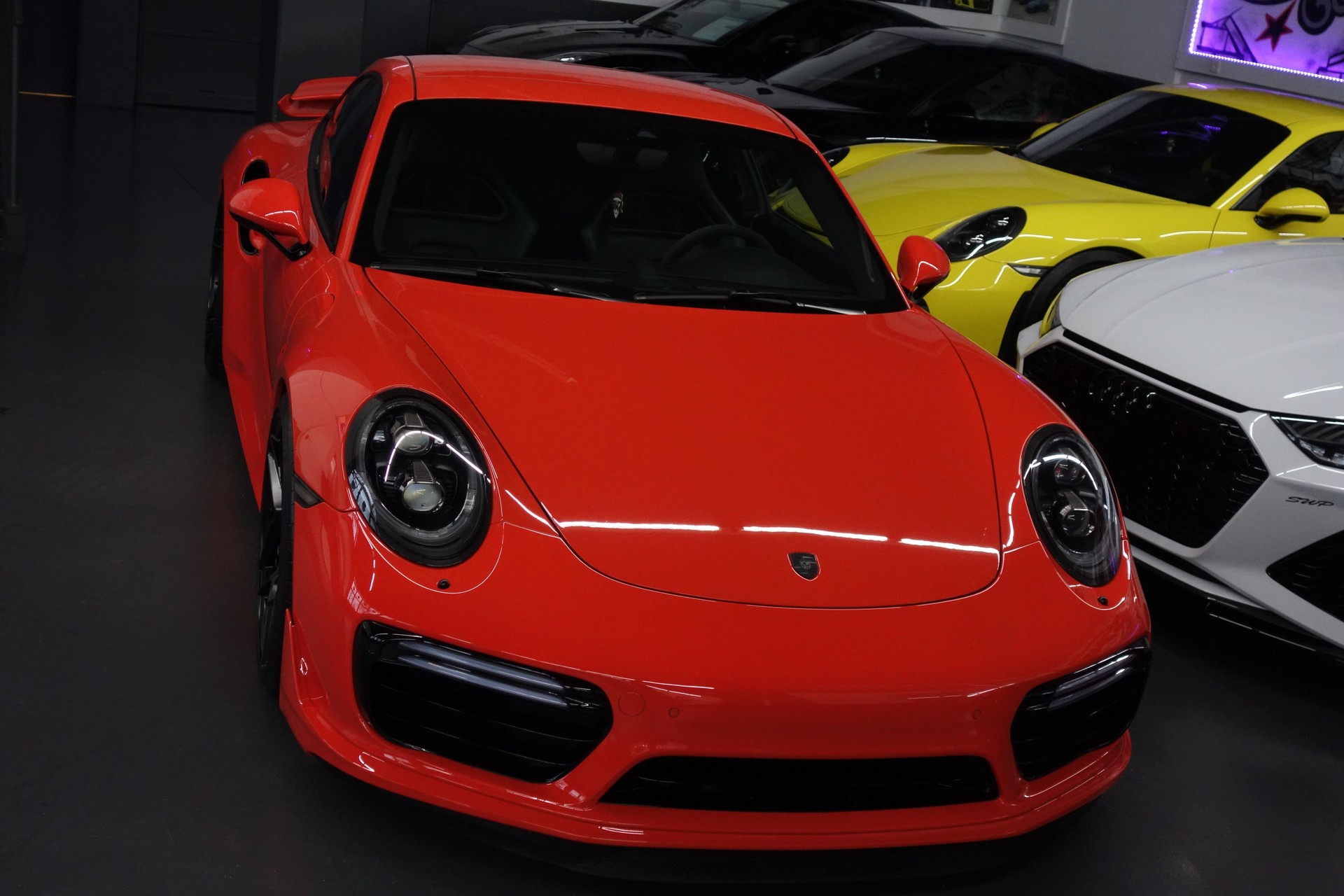 PORSCHE 911 TURBO S PDK 991.2 MANUFAKTUR  LAVA AERO LIFT SCHALEN SWP ON POINT-image-12