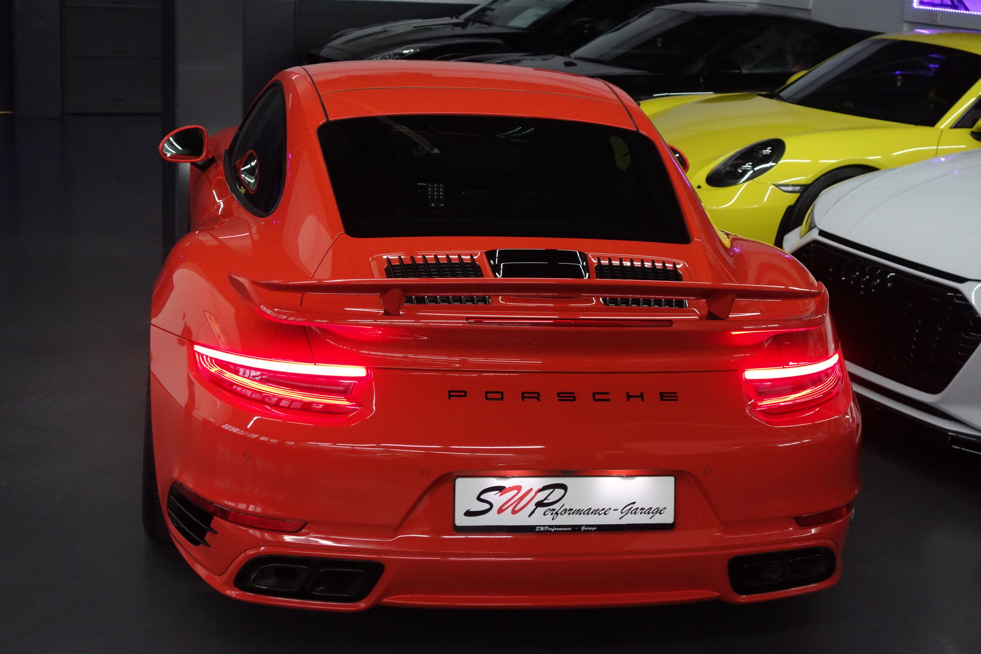 PORSCHE 911 TURBO S PDK 991.2 MANUFAKTUR  LAVA AERO LIFT SCHALEN SWP ON POINT-image-7