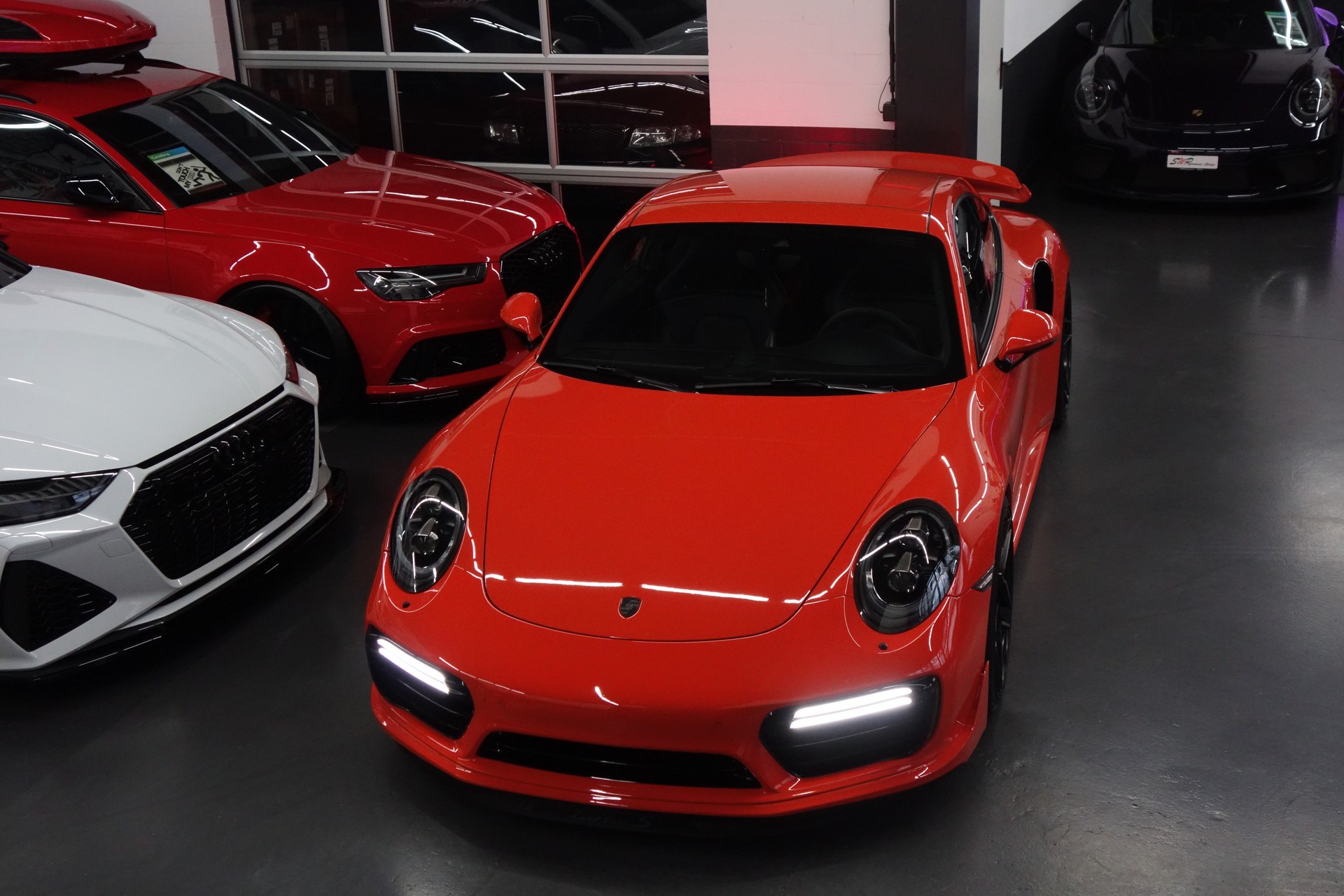PORSCHE 911 TURBO S PDK 991.2 MANUFAKTUR  LAVA AERO LIFT SCHALEN SWP ON POINT-image-2