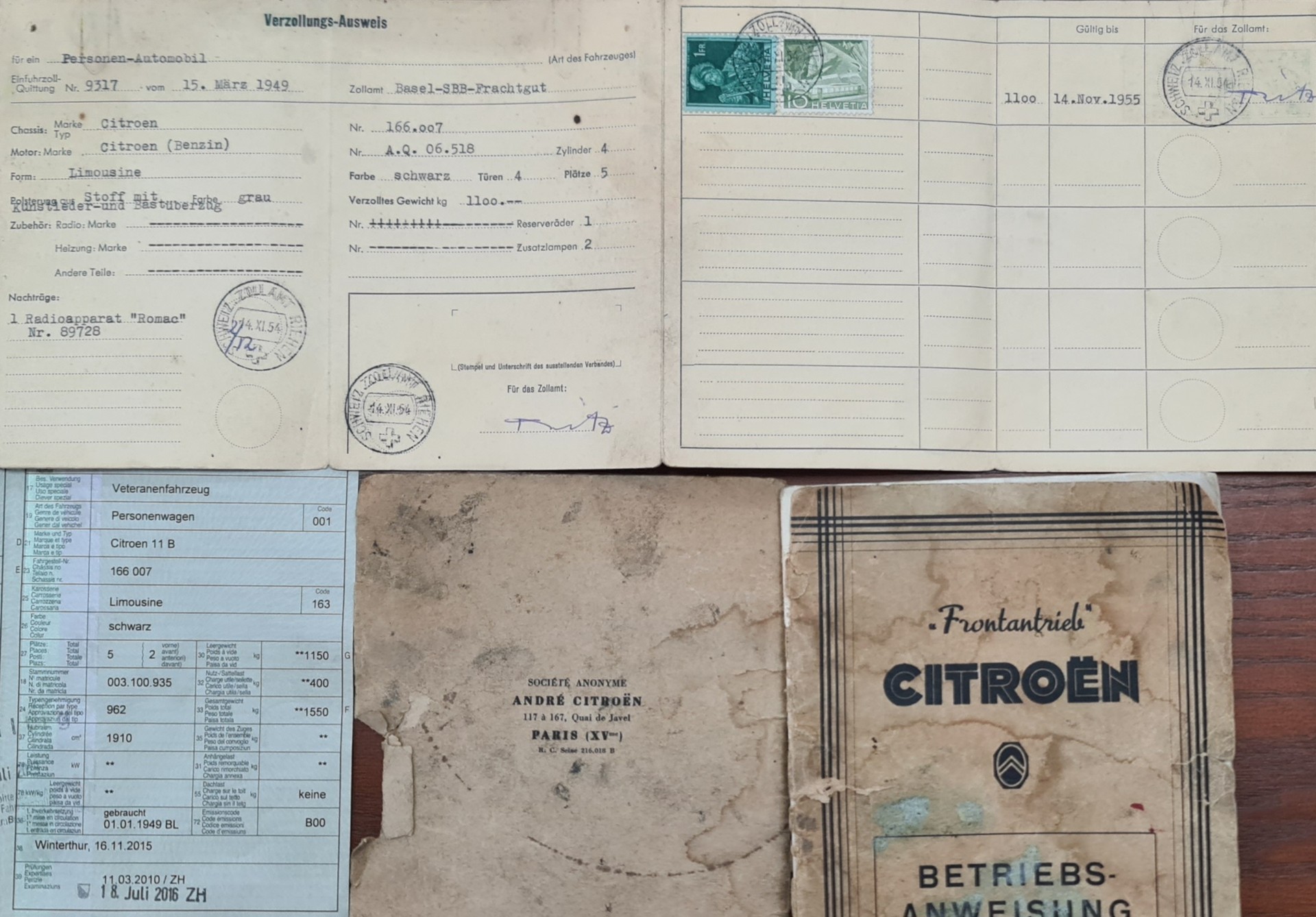 CITROEN 11 B Top Ausstattung Leder Veteran-image-29