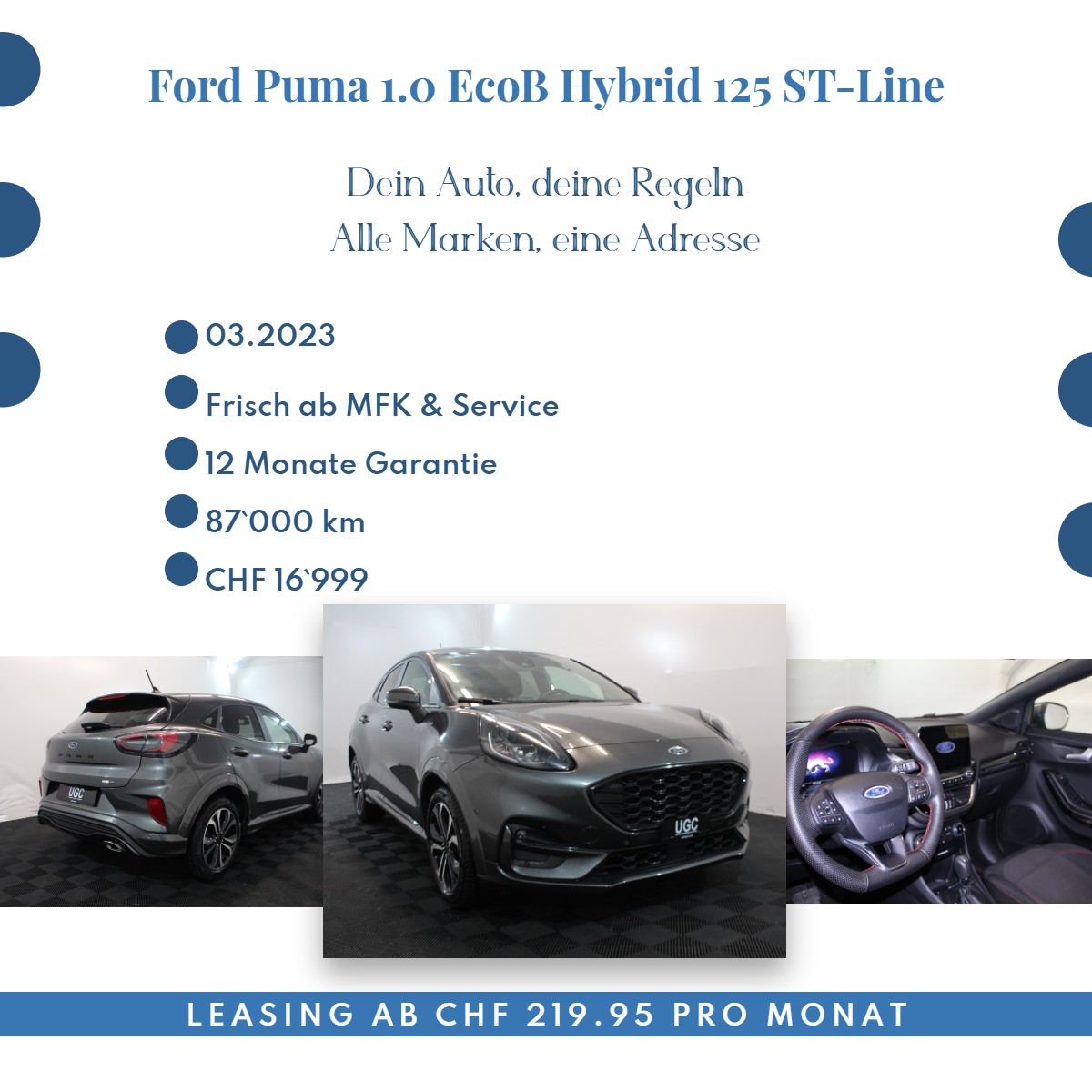 FORD Puma 1.0 EcoB Hybrid 125 ST-Line-image-19