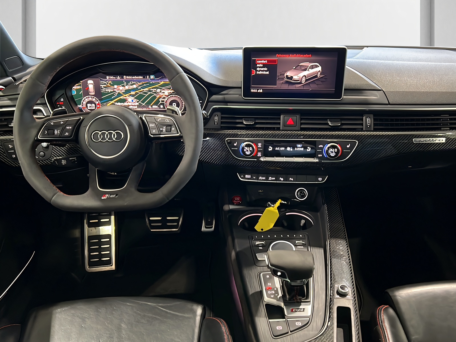 AUDI RS4 Avant 2.9 TFSI qu**Panodach,Head Up,Nardograu,S-Sportsitze,Massage,Frisch ab MFK**-image-6