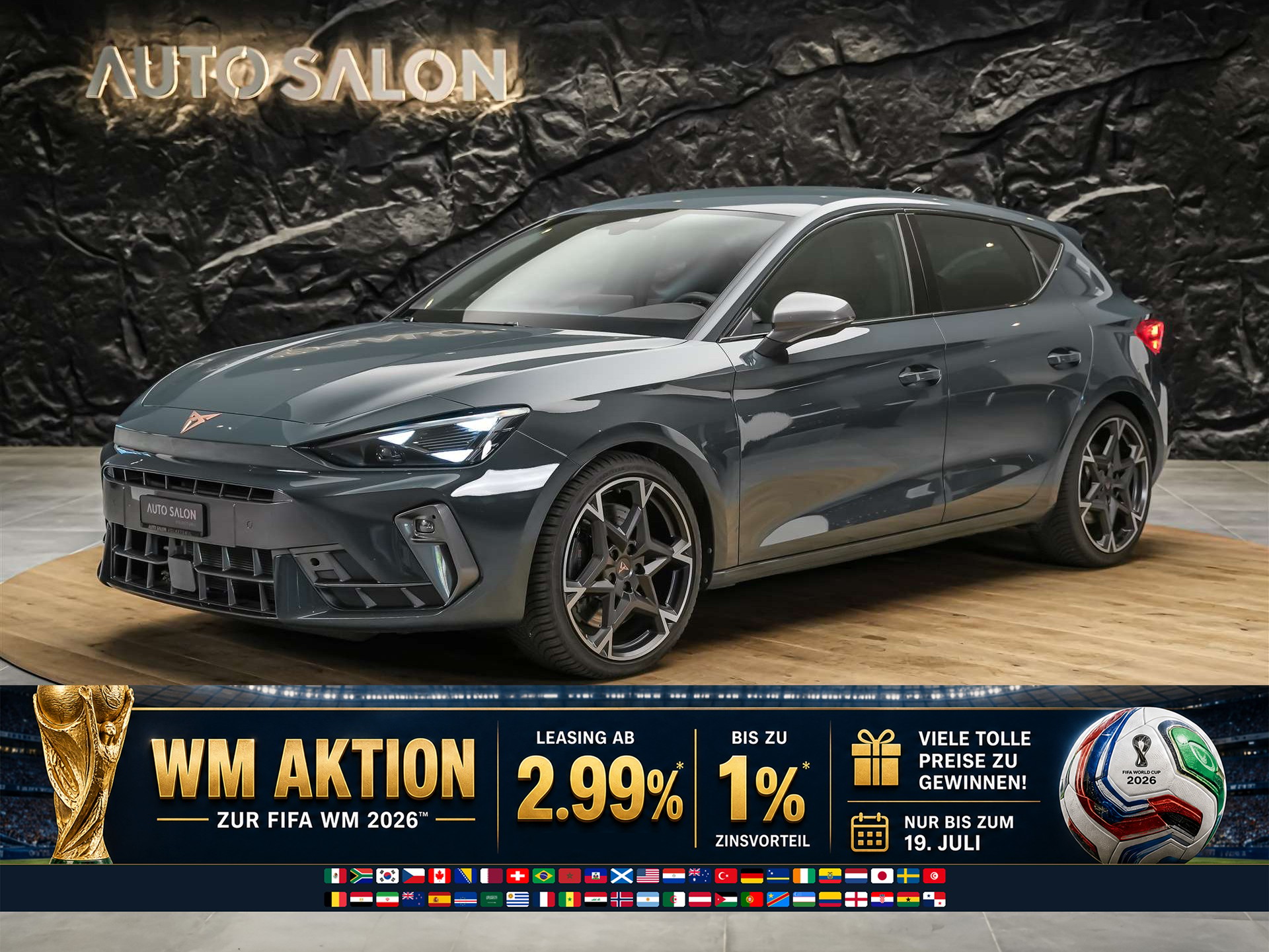 CUPRA Leon 2.0 TSI 300 VZ DSG *Werksgarantie*El. Sitze mit Memory*Lenkradheizung*-image-0
