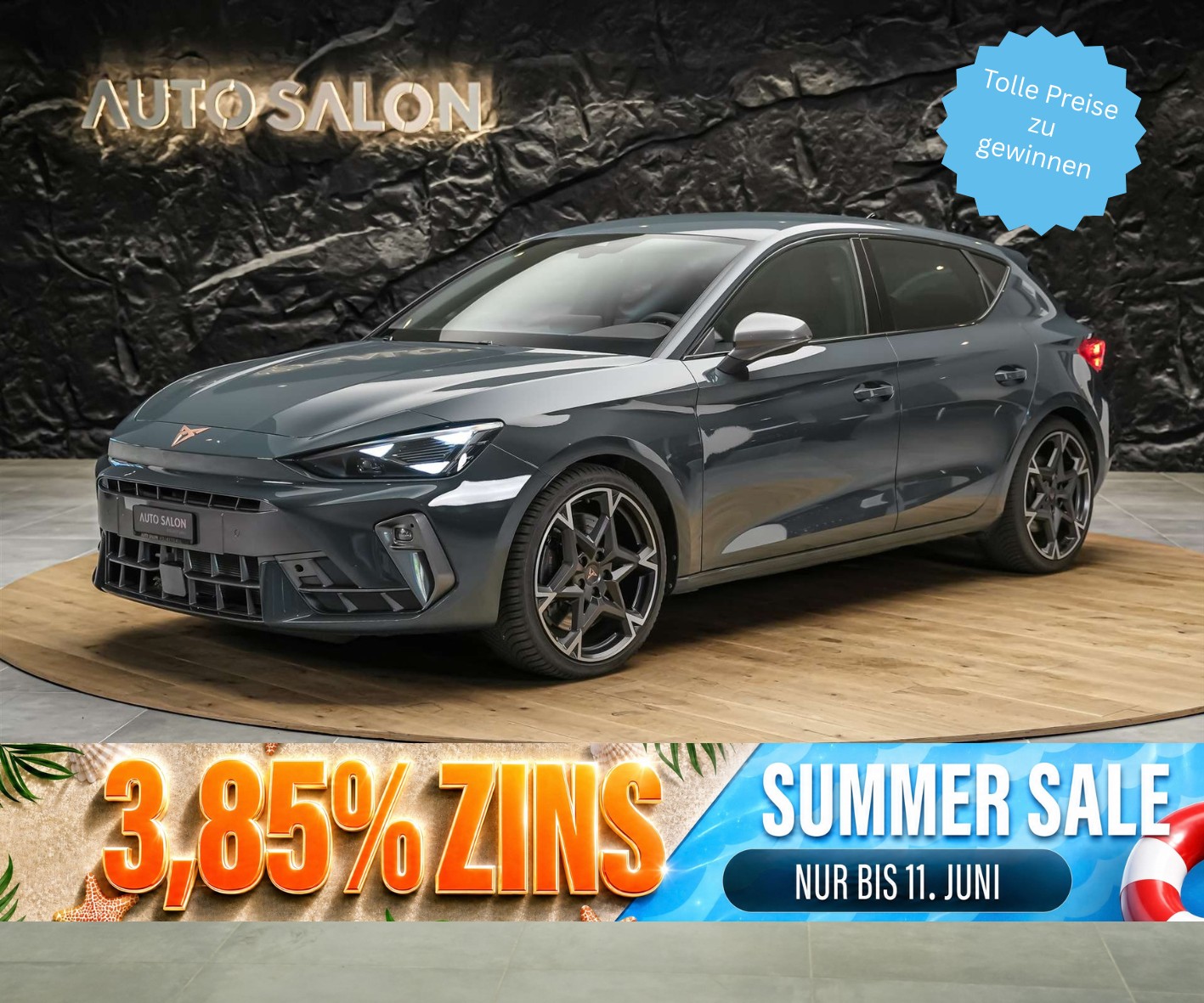 CUPRA Leon 2.0 TSI 300 VZ DSG *Werksgarantie*El. Sitze mit Memory*Lenkradheizung*