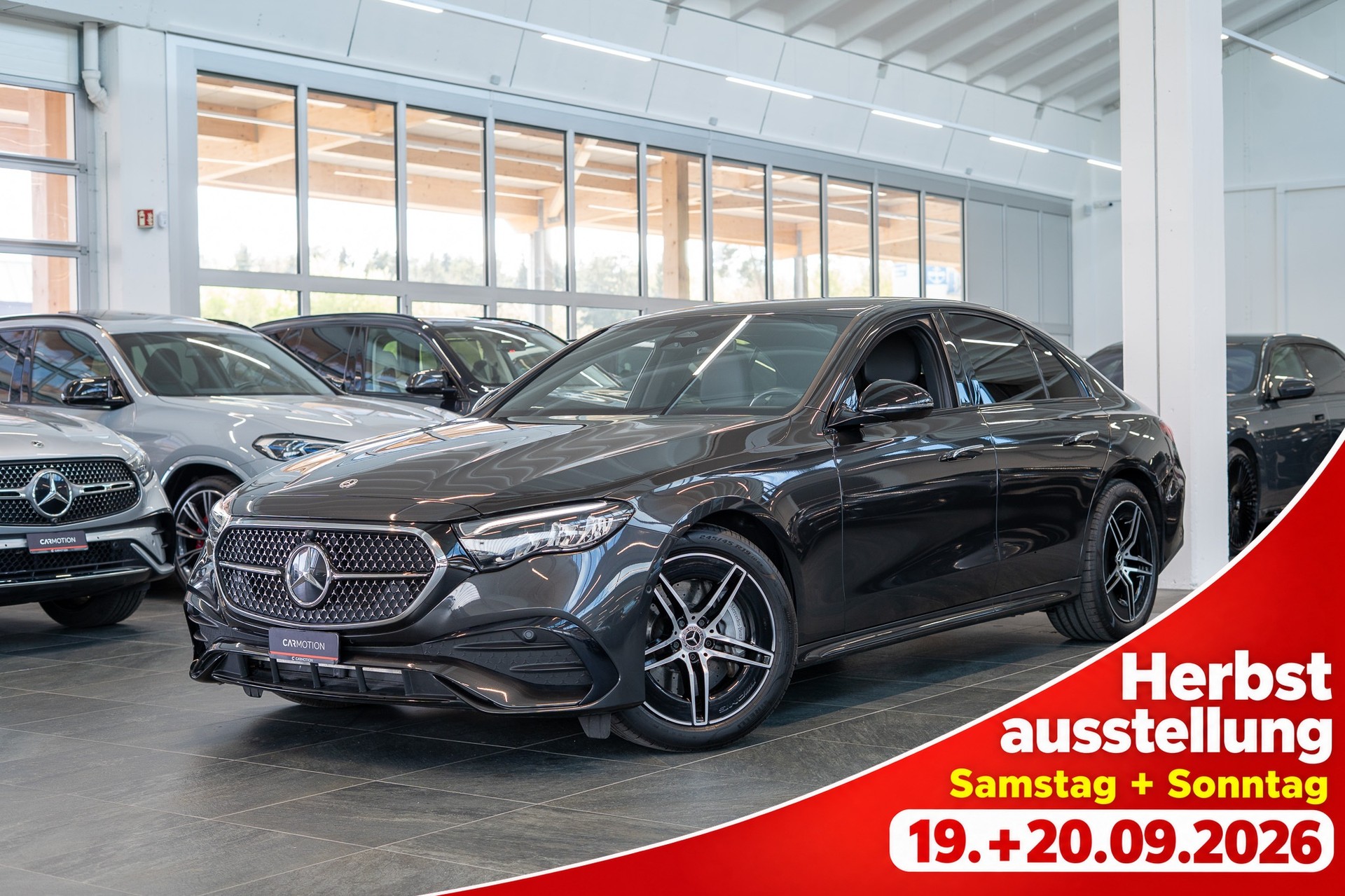 MERCEDES-BENZ E 220 d AMG Line / Navi / Rückfahrkamera / Sitzheizung-image-0