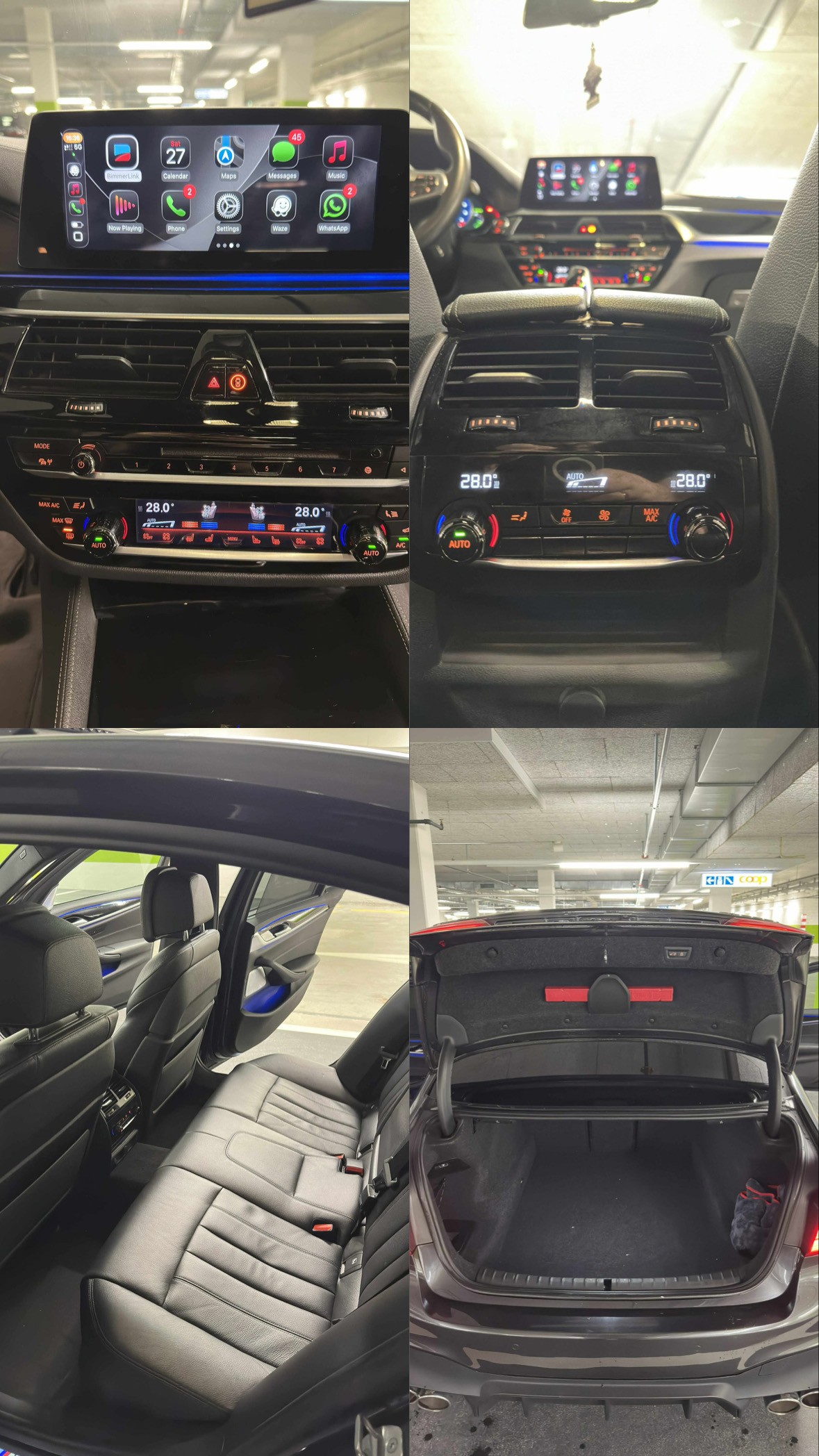 BMW M550i xDrive G30 | B&W | HUD | Massage | REMUS | Sophisto-Grau | Top Spec-image-3