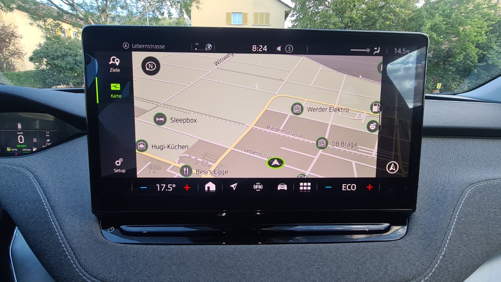 SKODA Enyaq iV 80 ** SoH werth 97% ** Teil-Leder ** Gr-Navi ** RF-Kamera ** Virtual Cockpit ** Neues Modell 2023 **-image-12