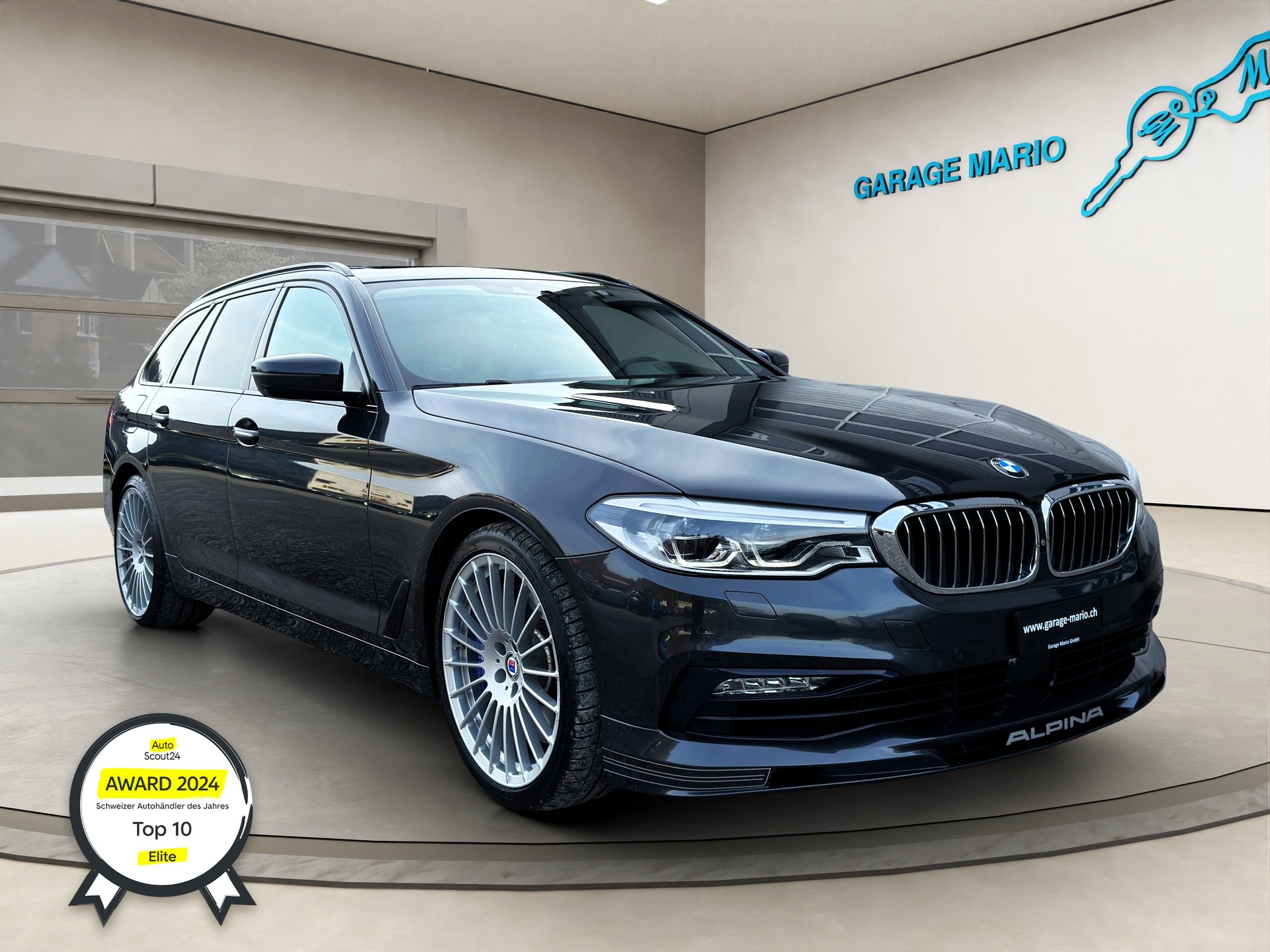 BMW-ALPINA D5 S❗BiTurbo Touring 3.0d❗xDrive Switch-Tronic ✅CH-Fahrzeug & 8-fach bereift✅-image-0