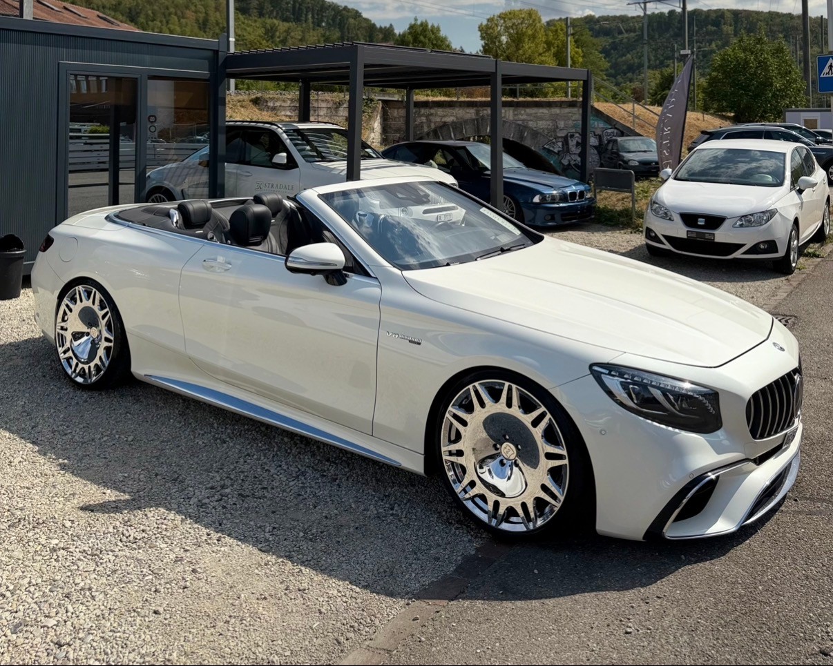 MERCEDES-BENZ S 63 AMG Cabriolet 4Matic Speedshift MCT **Facelift** **Designo diamantweiß ** Vollausstattung**-image-2