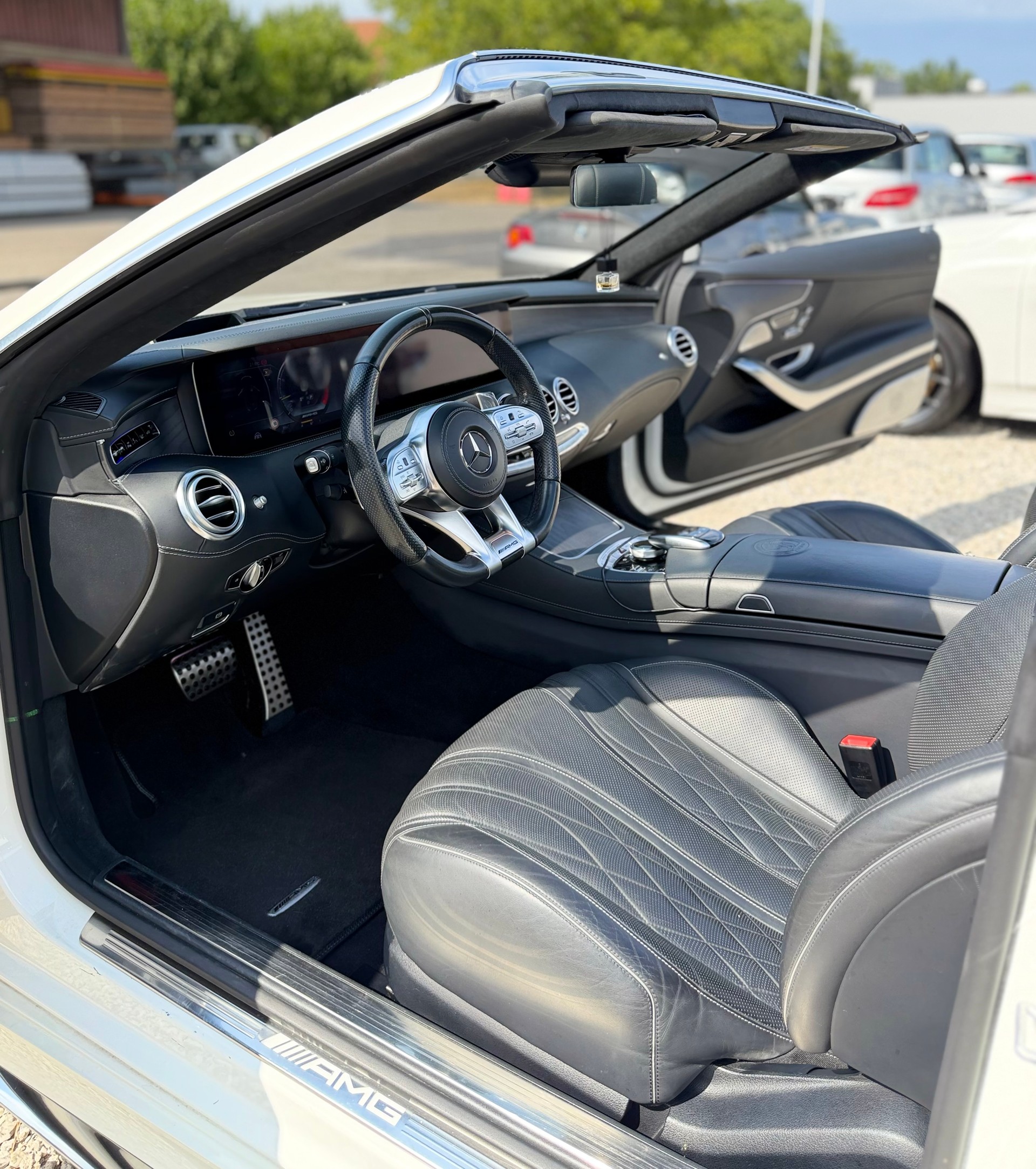 MERCEDES-BENZ S 63 AMG Cabriolet 4Matic Speedshift MCT **Facelift** **Designo diamantweiß ** Vollausstattung**-image-13