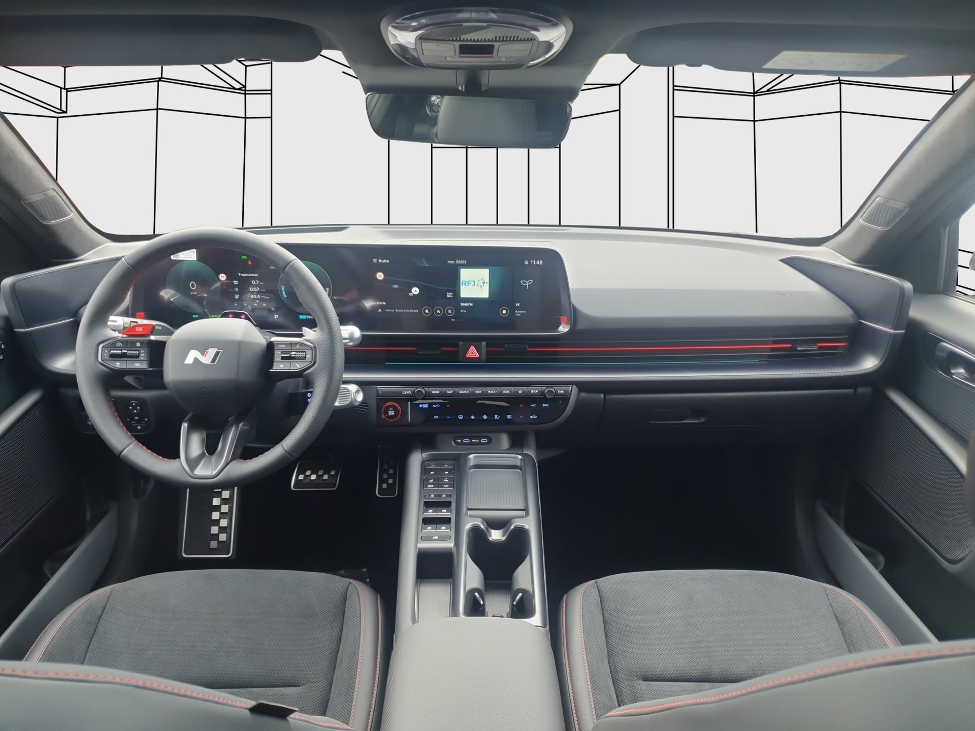HYUNDAI Ioniq 6 N Line Sunroof 595 kms autonomie 4WD-image-6