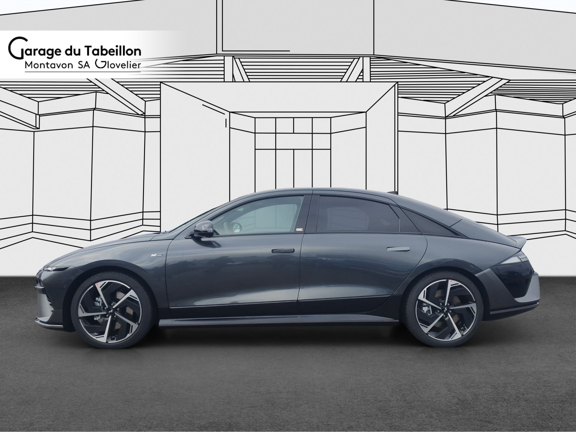 HYUNDAI Ioniq 6 N Line Sunroof 595 kms autonomie 4WD-image-1