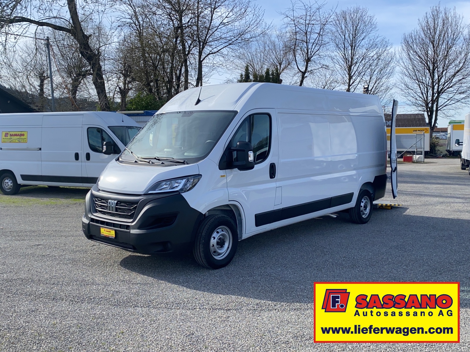 FIAT Ducato 35 L3H2 Kastenwagen mit Mammut Hebebühne-image-3