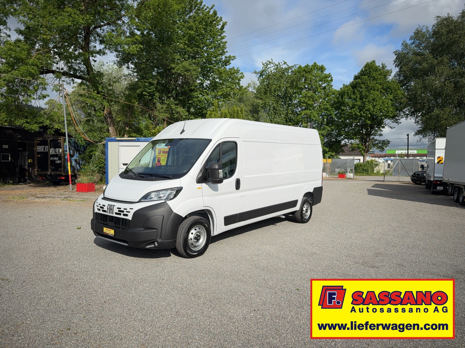 FIAT Ducato 35 L3H2 Kastenwagen mit Mammut Hebebühne-image-1
