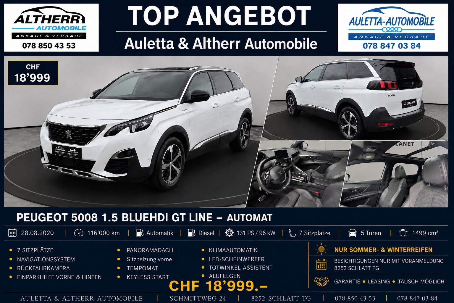 PEUGEOT 5008 1.5 BlueHDi GT Line EAT-image-0