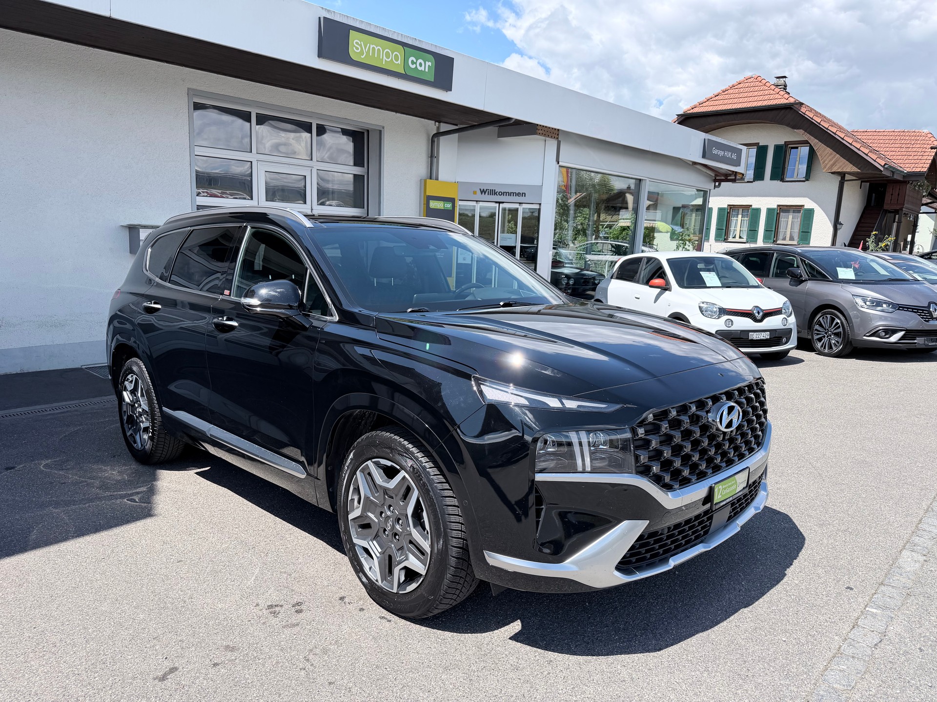HYUNDAI Santa Fe 1.6 T-GDi HEV Vertex 4WD Automatic+++7-PLÄTZER+++PANORAMADACH+++-image-0