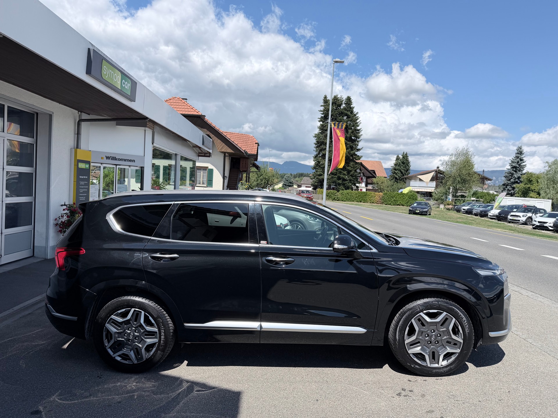 HYUNDAI Santa Fe 1.6 T-GDi HEV Vertex 4WD Automatic+++7-PLÄTZER+++PANORAMADACH+++-image-3