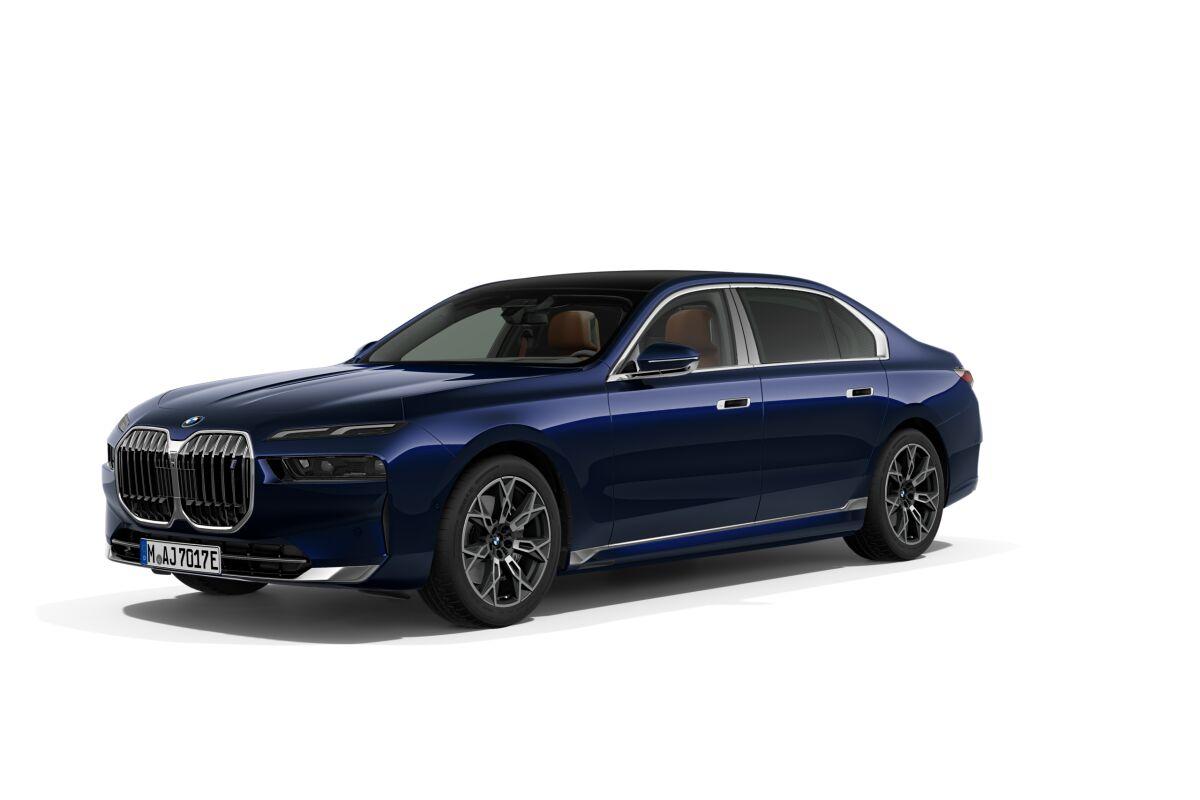 BMW i7 xDrive60 (CH) AHK * TansanitBleu Mét * NP: CHF 197'830.-