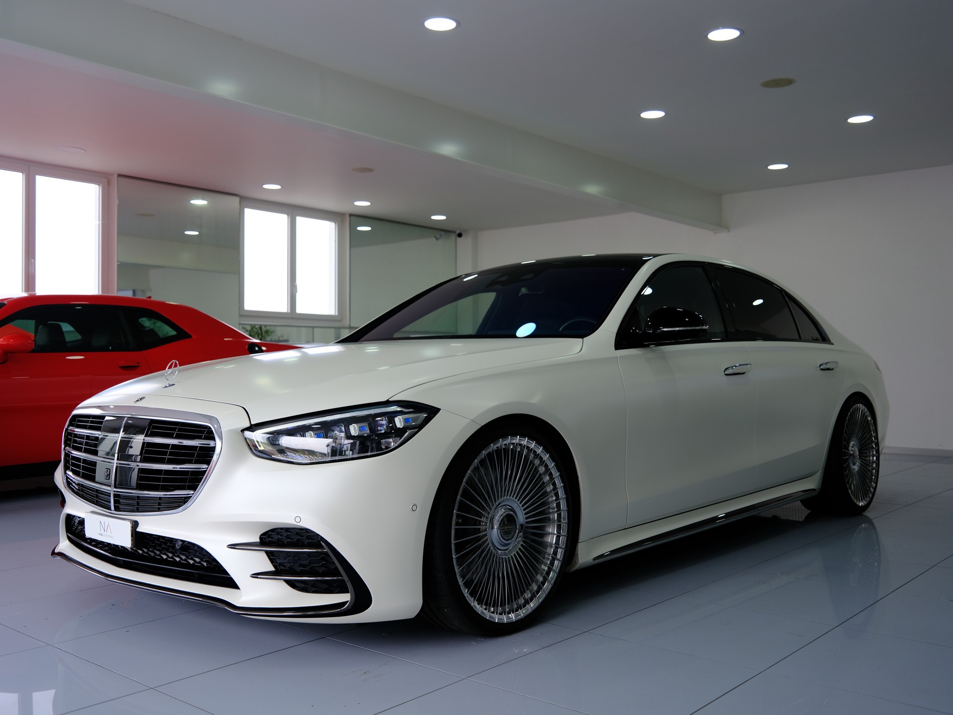MERCEDES-BENZ S 580 L 4Matic AMG Line 9G-Tronic *Sonderlackierung* *Burmester 4D*-image-3