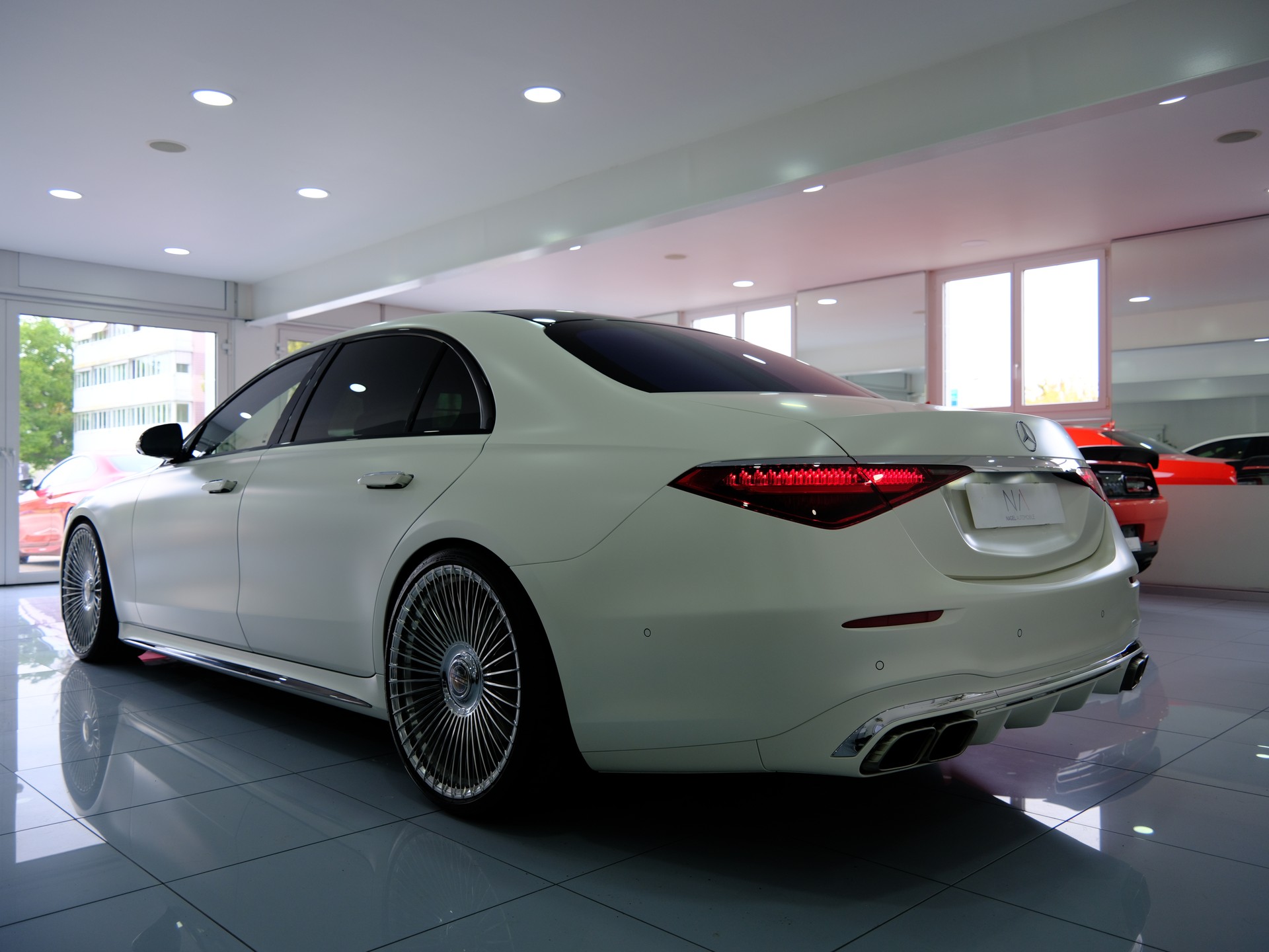 MERCEDES-BENZ S 580 L 4Matic AMG Line 9G-Tronic *Sonderlackierung* *Burmester 4D*-image-4