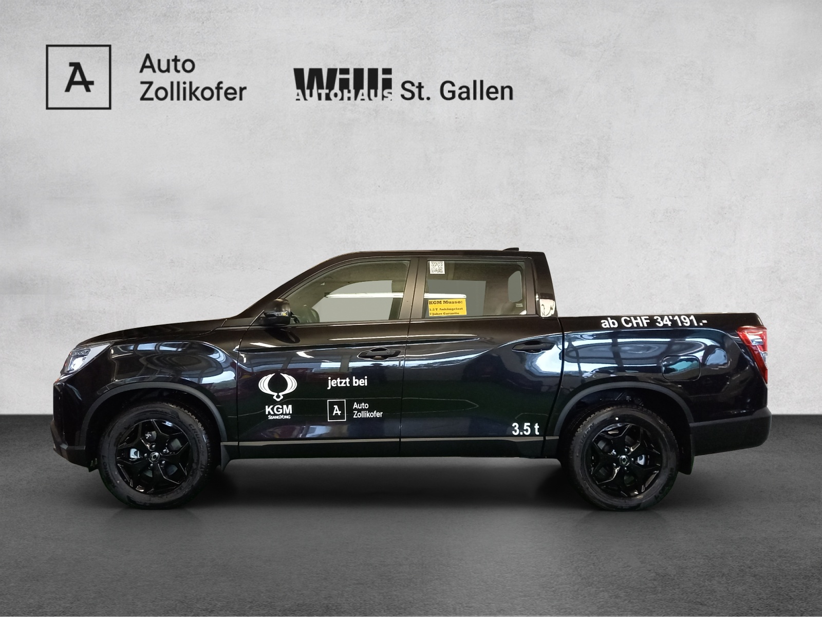KGM-SsangYong Musso 2.2 e-XDI Blackline-image-2