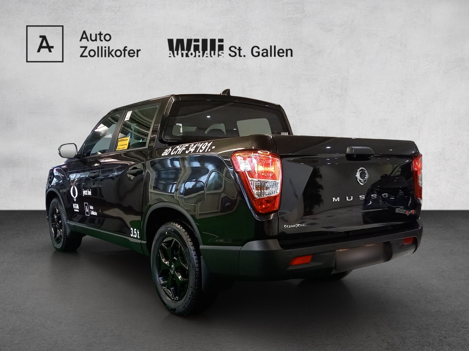KGM-SsangYong Musso 2.2 e-XDI Blackline-image-3