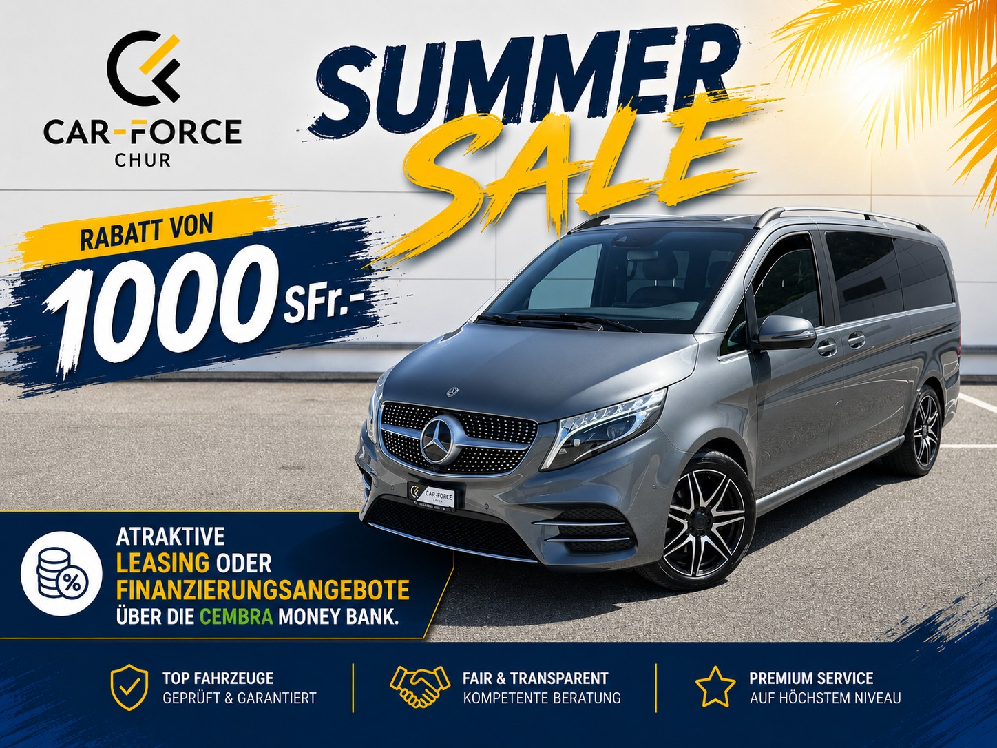 MERCEDES-BENZ V 300 d lang Swiss Edition 4Matic 9G-Tronic-image-0