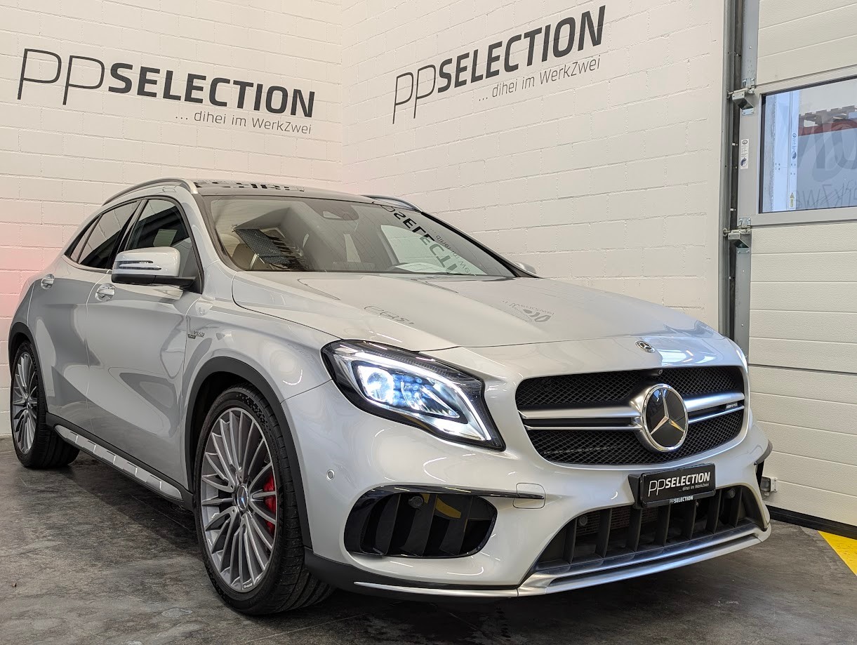 MERCEDES-BENZ GLA 45 AMG 4Matic 7G-DCT*CH-AUTO MSI 12MT GAR FRISCH AB MFK+SERVICE AMG-PERF.AGA+FAHRWERK PREMIUM+*-image-0