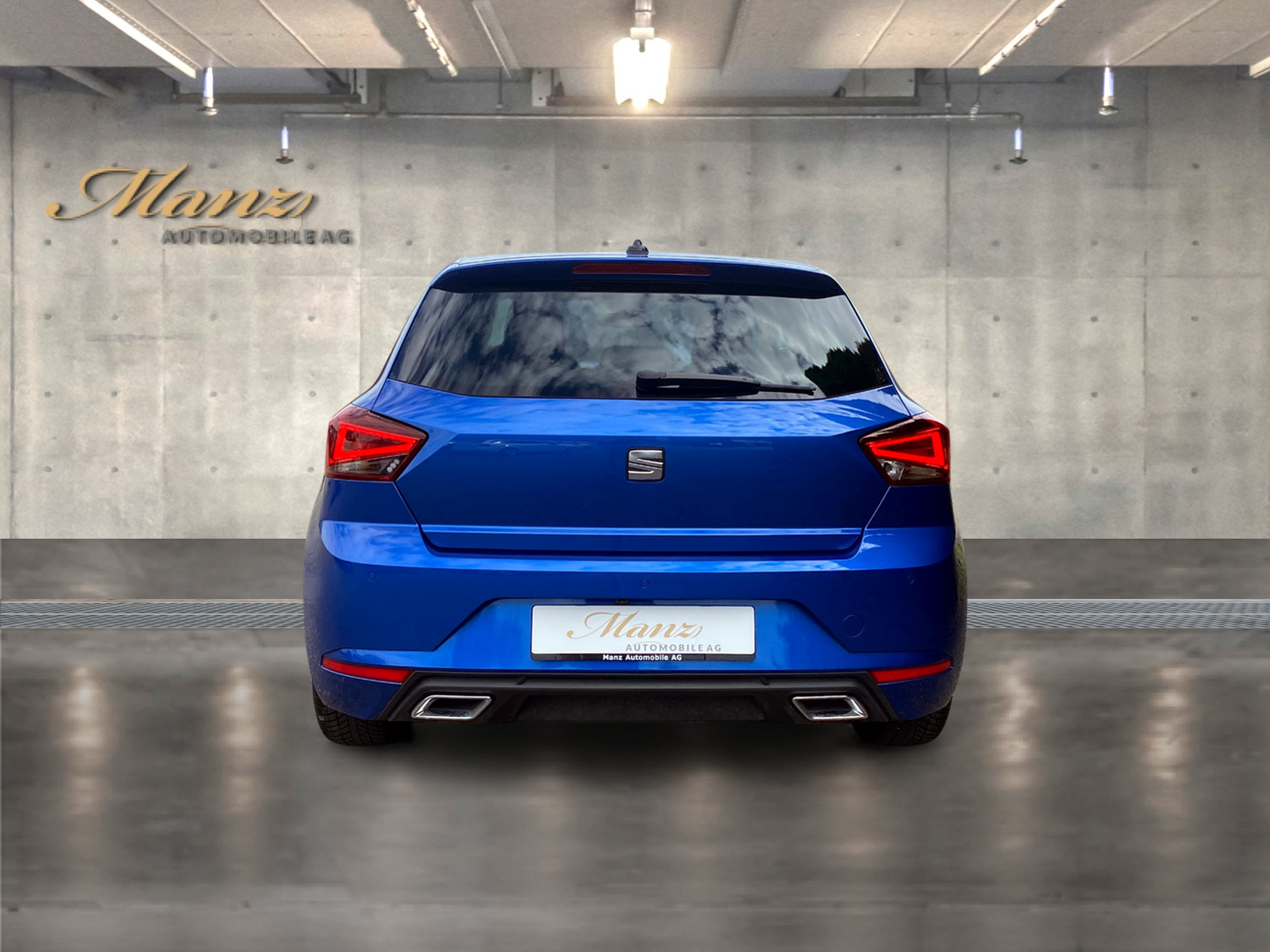 SEAT Ibiza 1.0 EcoTSI 110PS FR DSG Top-Ausstattung **Saphirblau-Metallic**-image-4