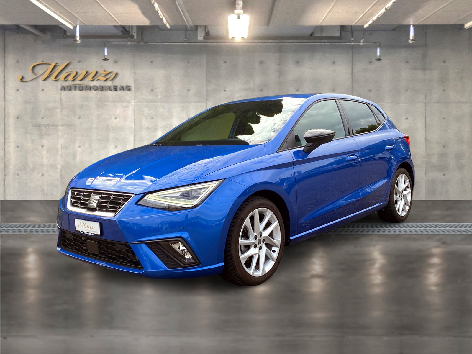 SEAT Ibiza 1.0 EcoTSI 110PS FR DSG Top-Ausstattung **Saphirblau-Metallic**-image-0