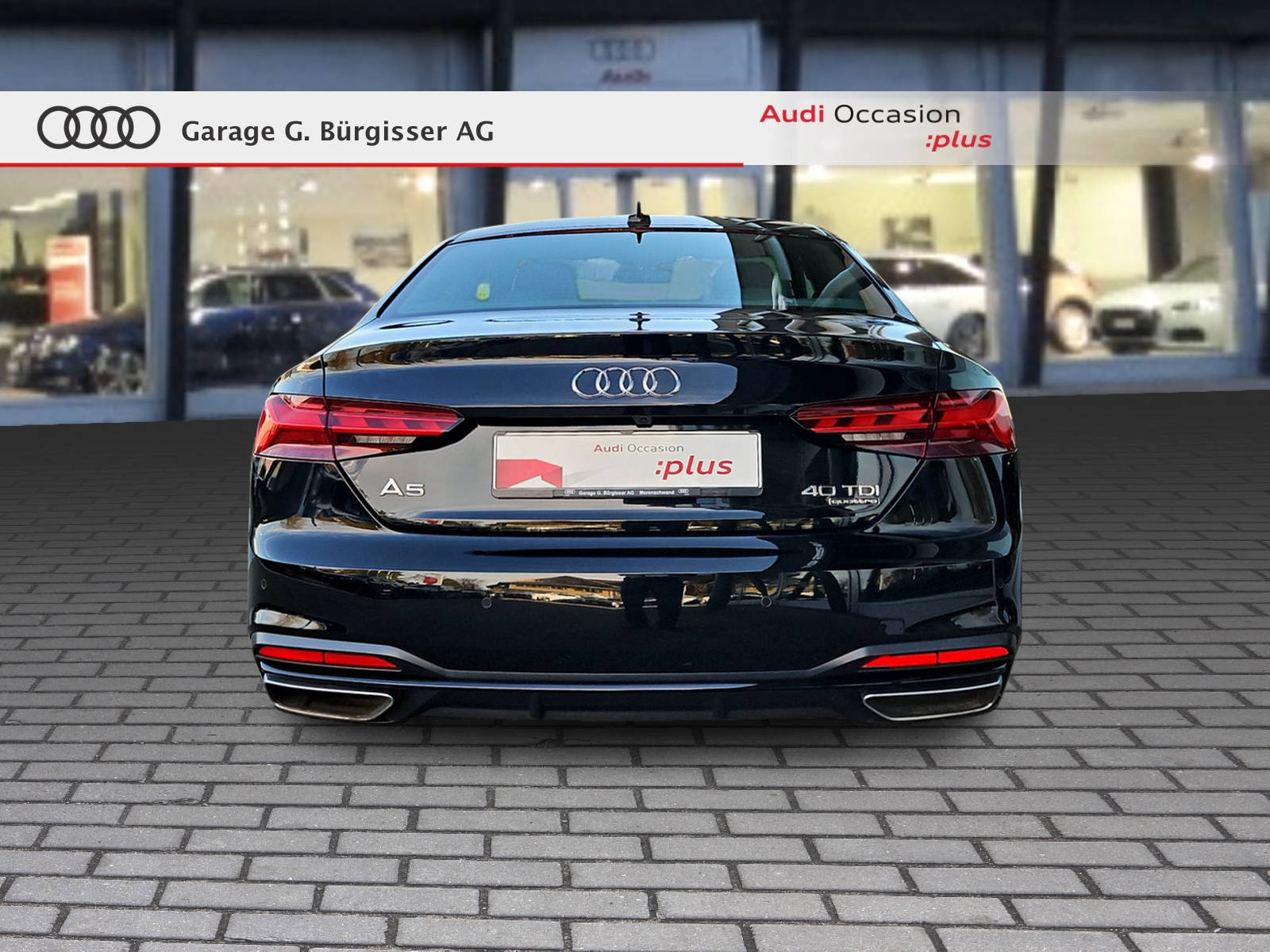 AUDI A5 Coupé 40 TDI Design quattro S-tronic Mythosschwarz Metallic-image-4