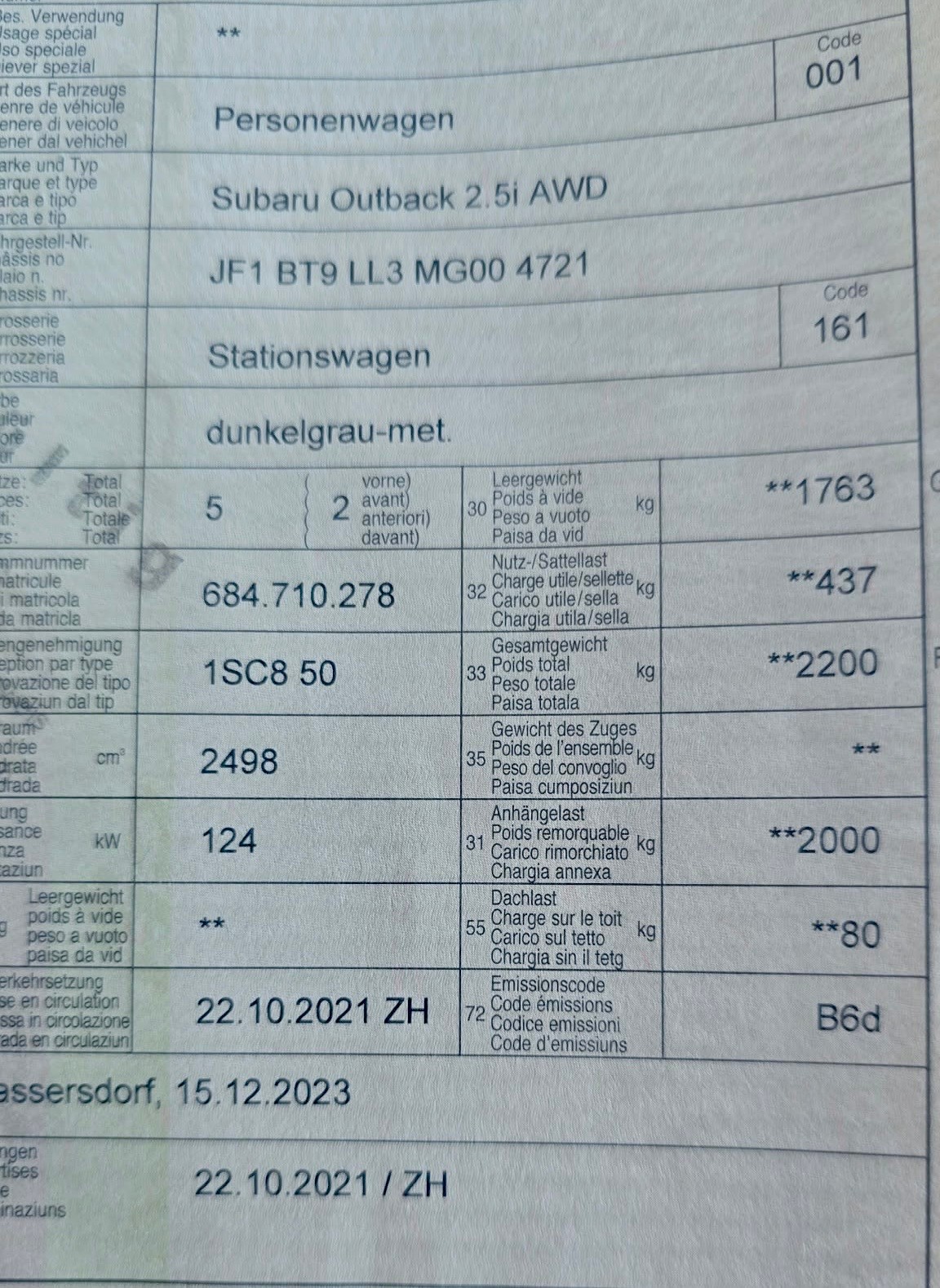 SUBARU Outback 2.5i Advantage AWD Lineartronic-image-14