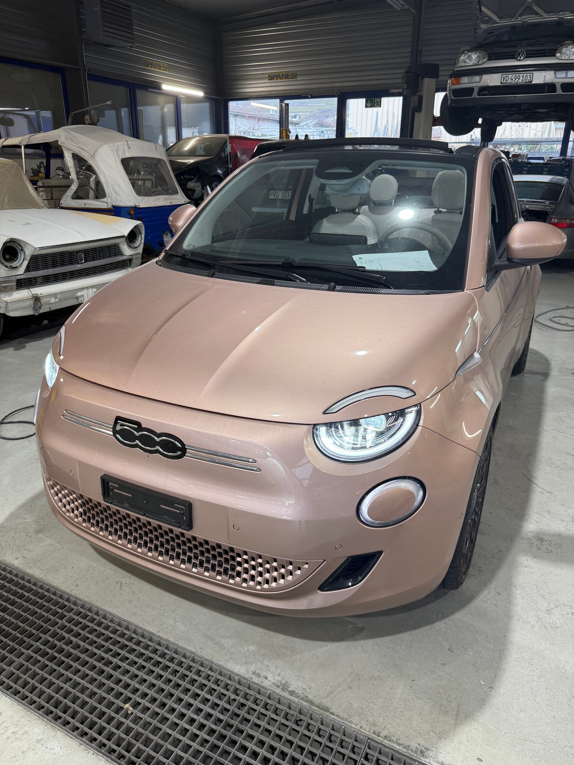 FIAT 500 C electric 87 kW La Prima By Bocelli-image-1