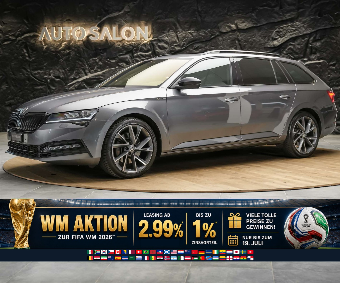 SKODA Superb Combi 2.0 TSI 280 SportLine 4x4 DSG *Facelift*Panorama*Sportsitze*360°Kamera*
