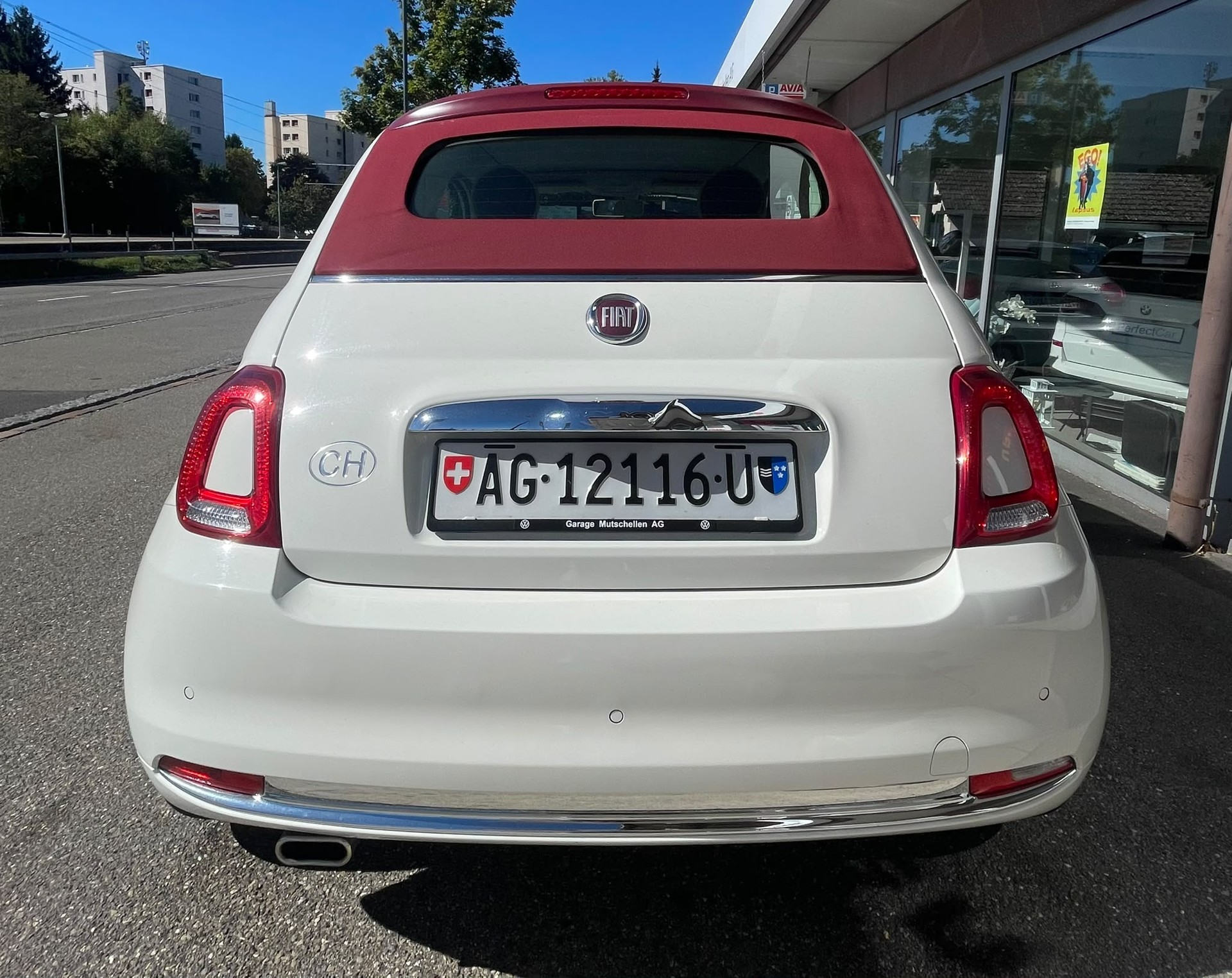 FIAT Facelift 500Cabrio 1.2 Lounge Dualogic TEMPOMAT | KLIMA | ZAHNRIEMEN + WASSERPUMPE NEU | PARKSENSOREN-image-2