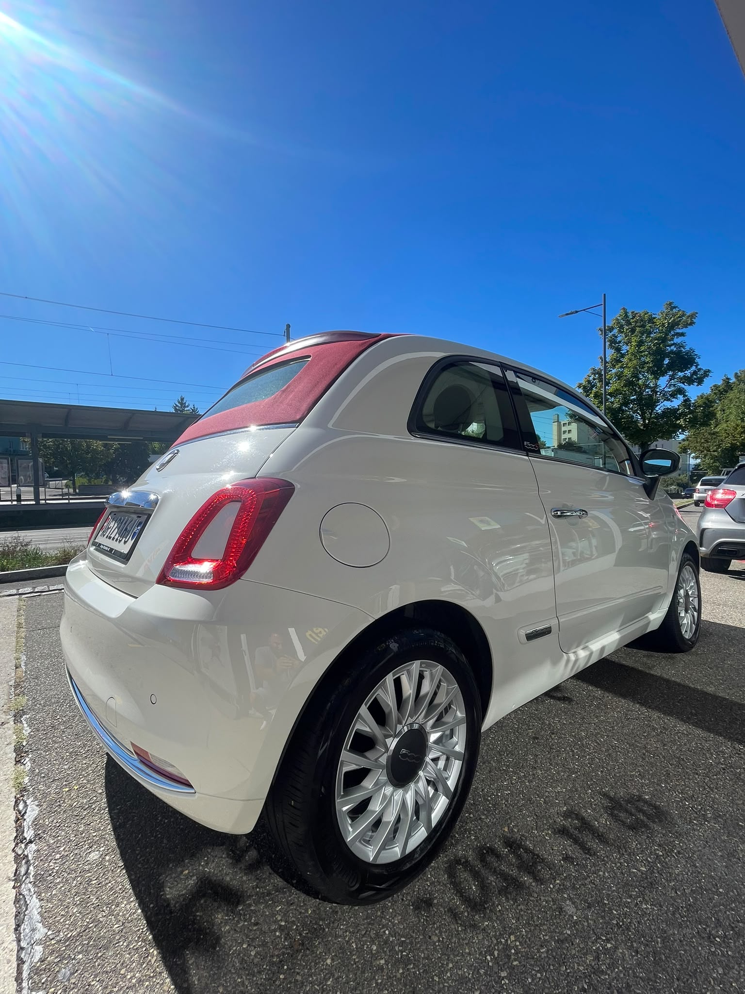 FIAT Facelift 500Cabrio 1.2 Lounge Dualogic TEMPOMAT | KLIMA | ZAHNRIEMEN + WASSERPUMPE NEU | PARKSENSOREN-image-3