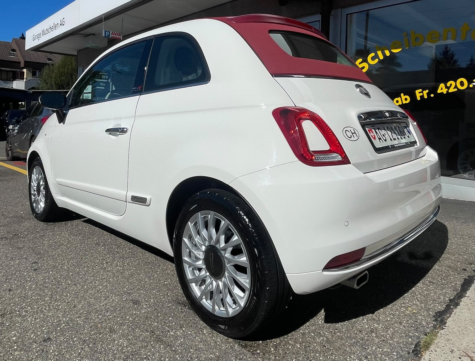 FIAT Facelift 500Cabrio 1.2 Lounge Dualogic TEMPOMAT | KLIMA | ZAHNRIEMEN + WASSERPUMPE NEU | PARKSENSOREN-image-5