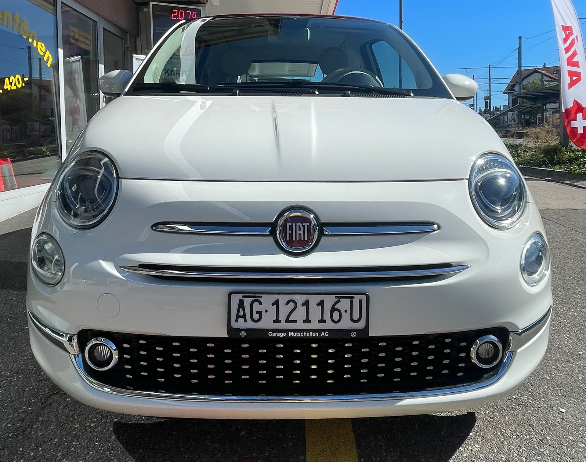 FIAT Facelift 500Cabrio 1.2 Lounge Dualogic TEMPOMAT | KLIMA | ZAHNRIEMEN + WASSERPUMPE NEU | PARKSENSOREN-image-4