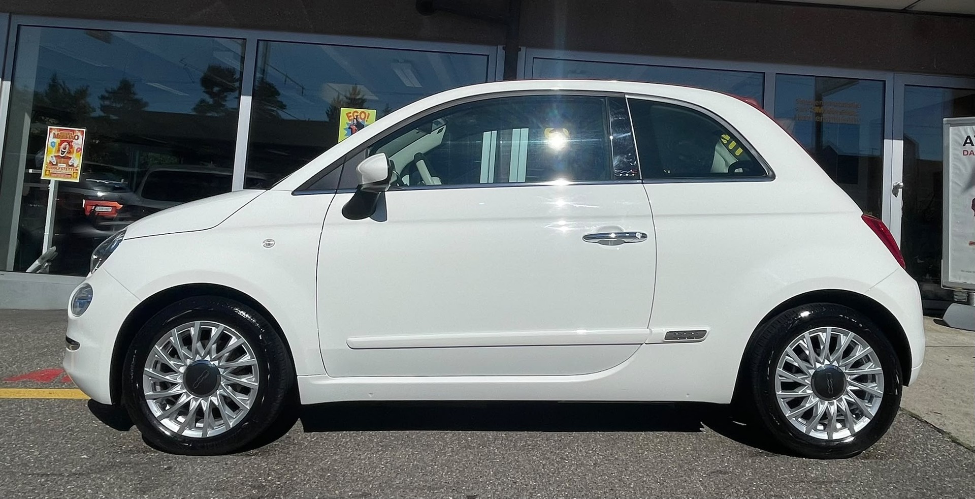 FIAT Facelift 500Cabrio 1.2 Lounge Dualogic TEMPOMAT | KLIMA | ZAHNRIEMEN + WASSERPUMPE NEU | PARKSENSOREN-image-0