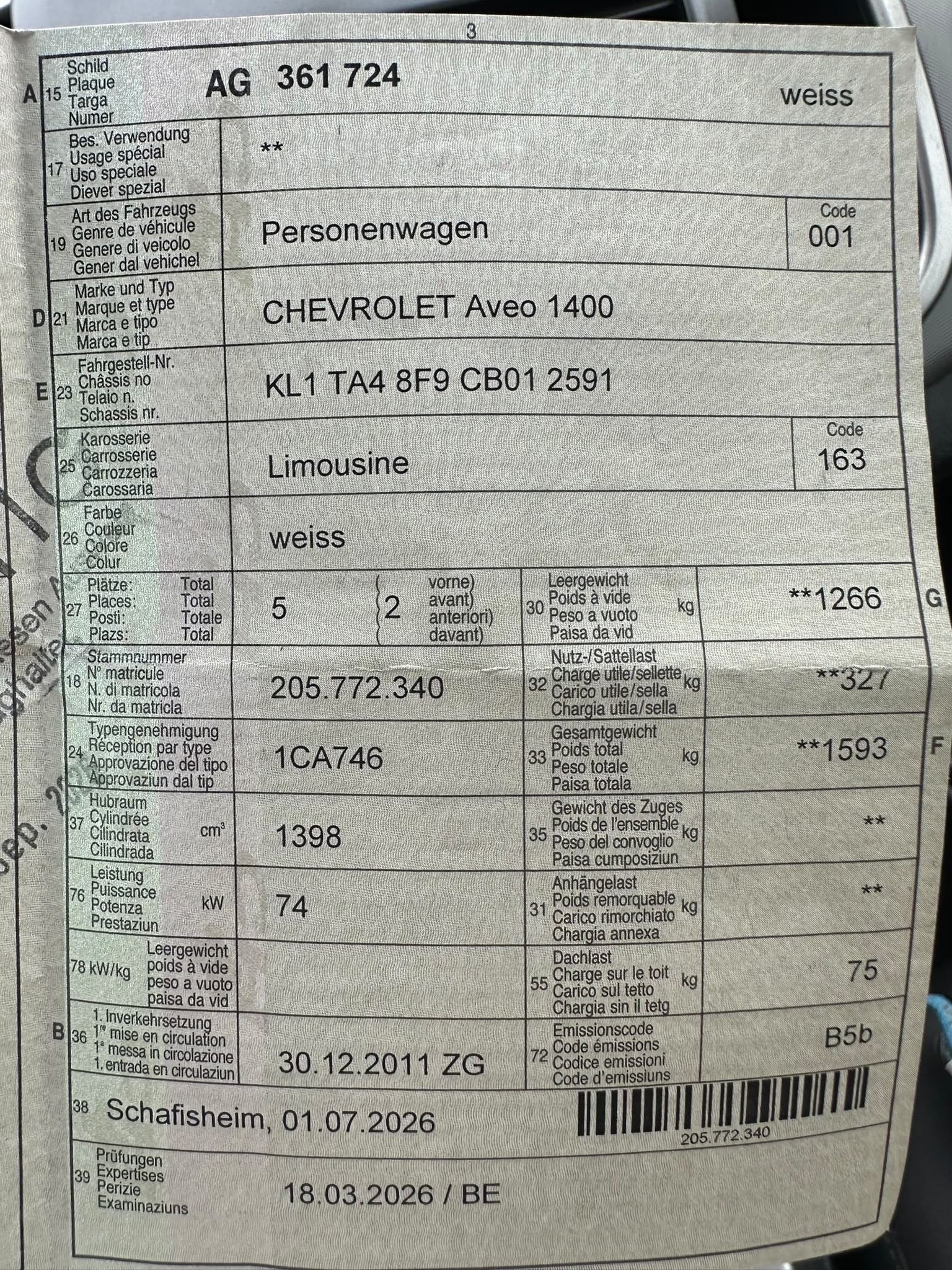 CHEVROLET Aveo 1.4 LT Automatic-image-14