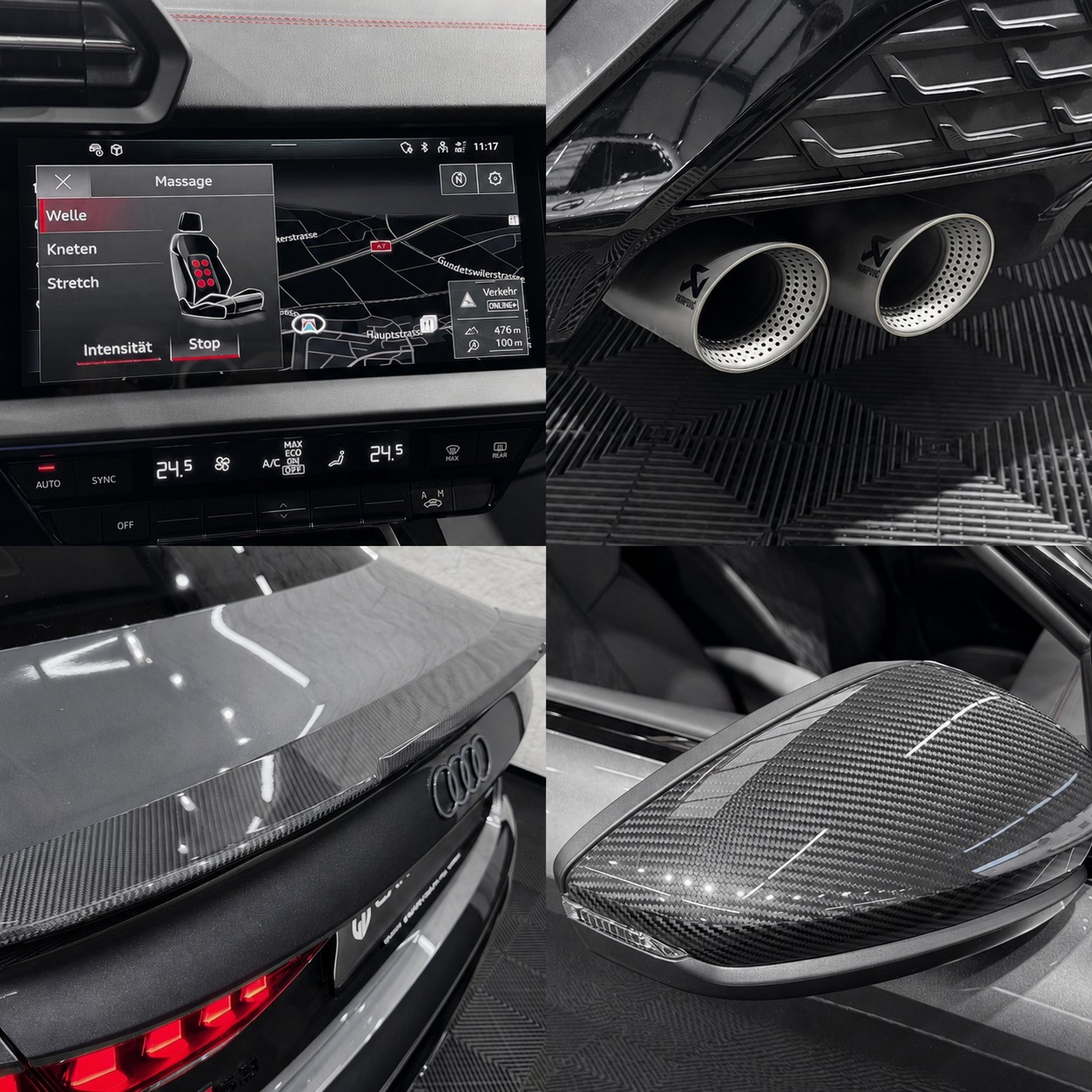 AUDI S3 Limousine TFSI quattro S-tronic * Facelift * AKRAPOVIC * SONOS * Carbon Paket *-image-15