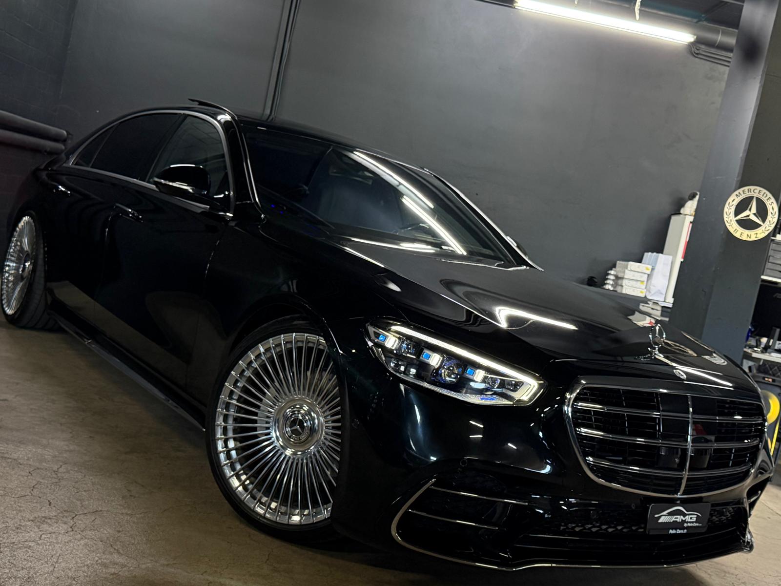 MERCEDES-BENZ S 450 Lang 4Matic AMG Black&Silve Performance 9G-Tronic 5 Jahre Werksgarantie & Gratisservice Vollausstattung-image-3