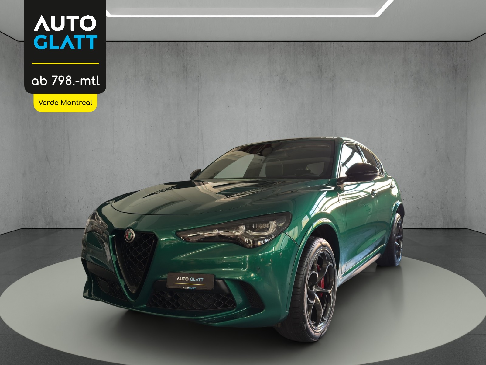 ALFA ROMEO Stelvio 2.9 V6 Quadrifoglio Q4 AT8 "Verde Montreal"-image-0