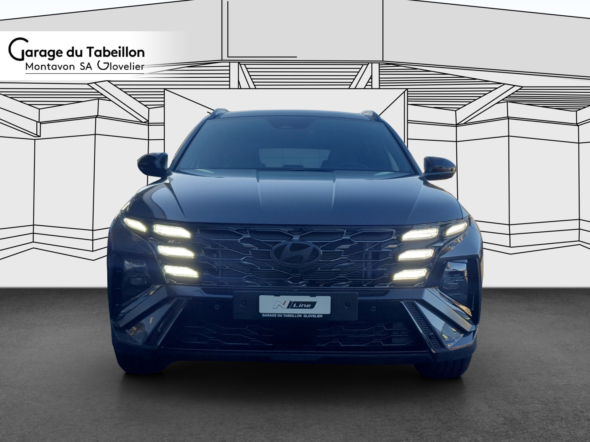 HYUNDAI Tucson 1.6 HEV N-Line Sunroof 4WD-image-3