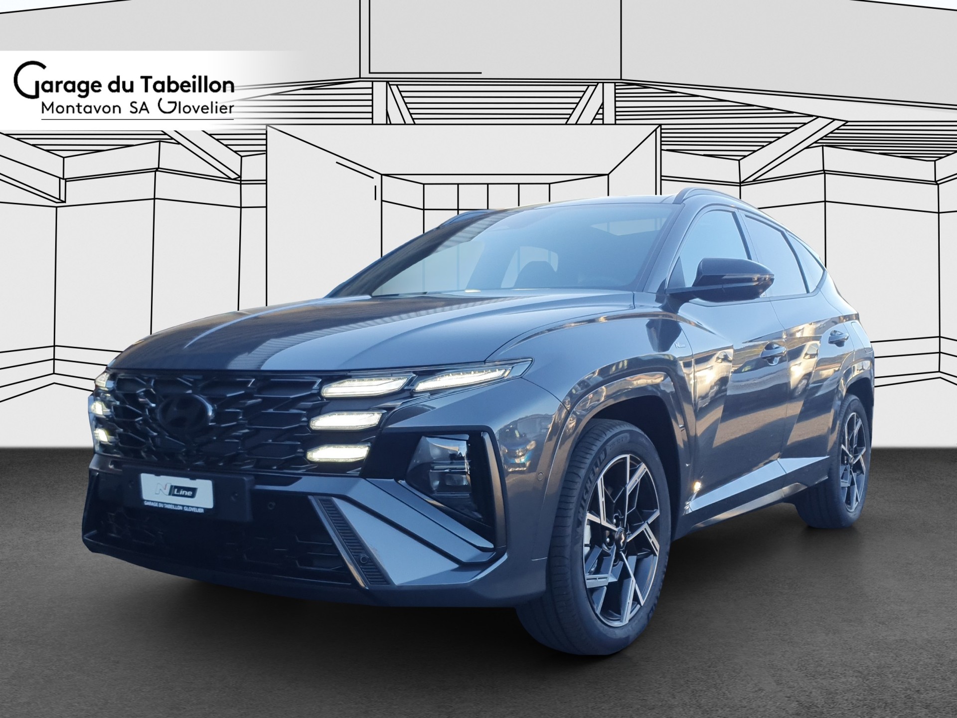HYUNDAI Tucson 1.6 HEV N-Line Sunroof 4WD-image-0
