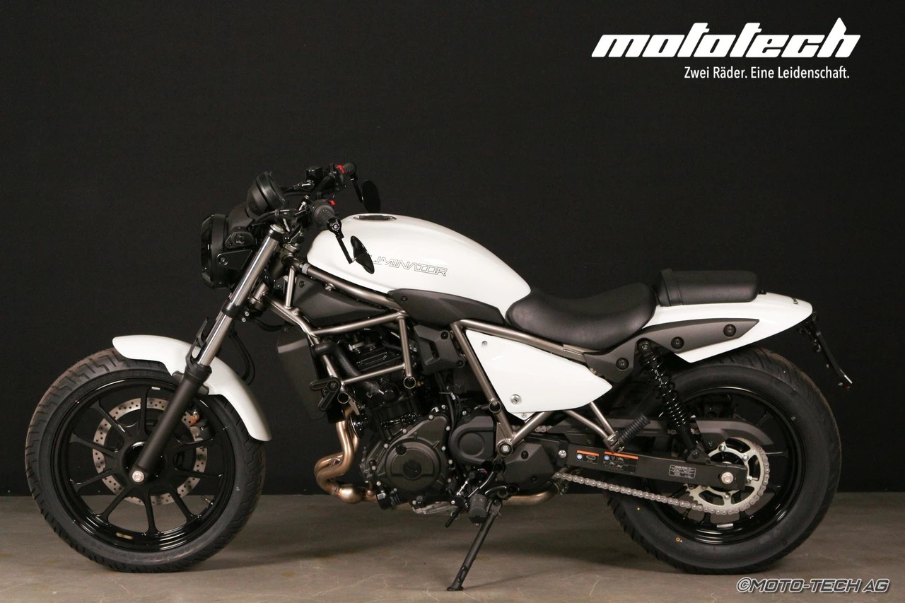 KAWASAKI Eliminator 500 WHITE CUSTOM-image-4